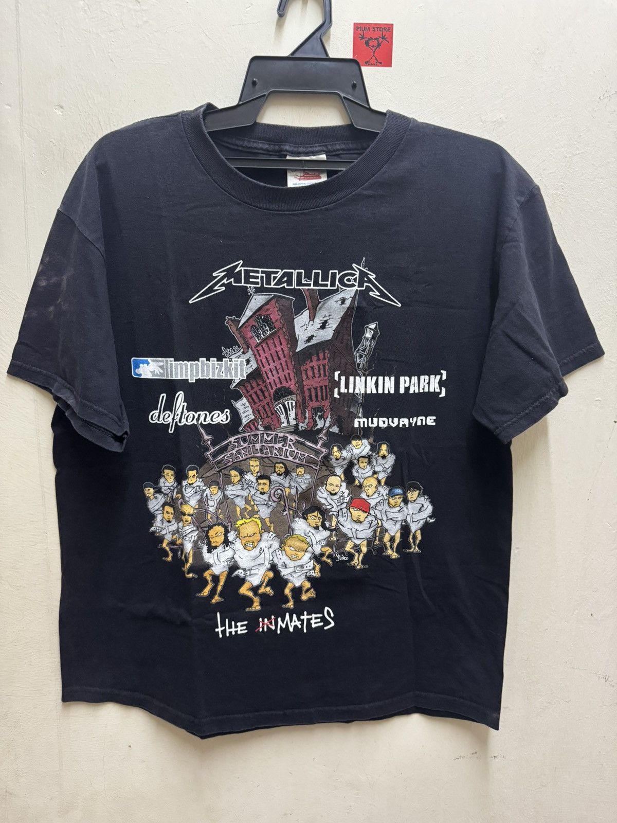 Band Tees Vintage Summer Sanitarium Metallica Limp Bizkit Linkin Park Size US L / EU 52-54 / 3 - 1 Thumbnail