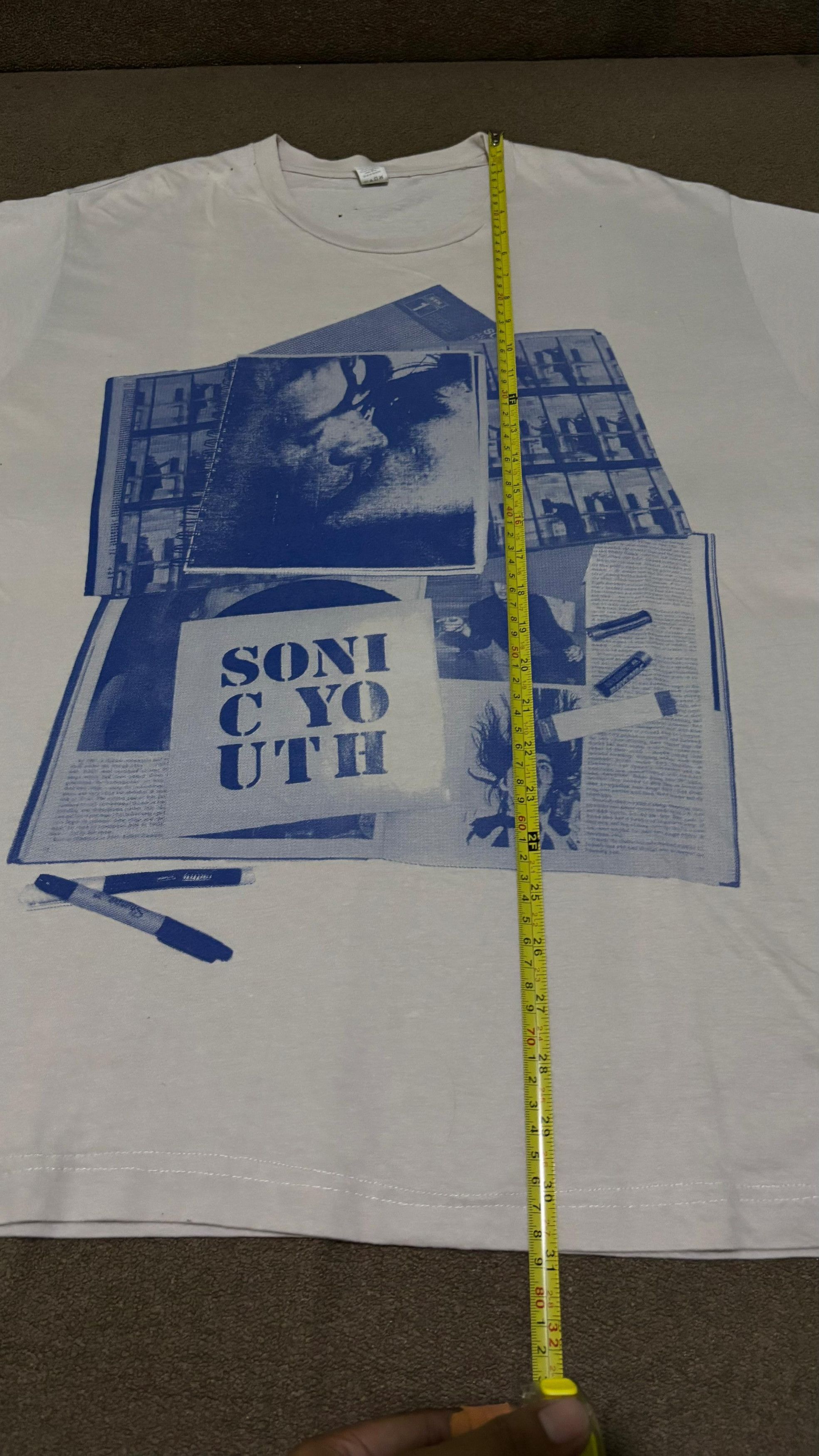 Vintage Vintage Y2k Rare Sonic Youth Shirt Dinosaur jr Nirvana Size US L / EU 52-54 / 3 - 7 Thumbnail