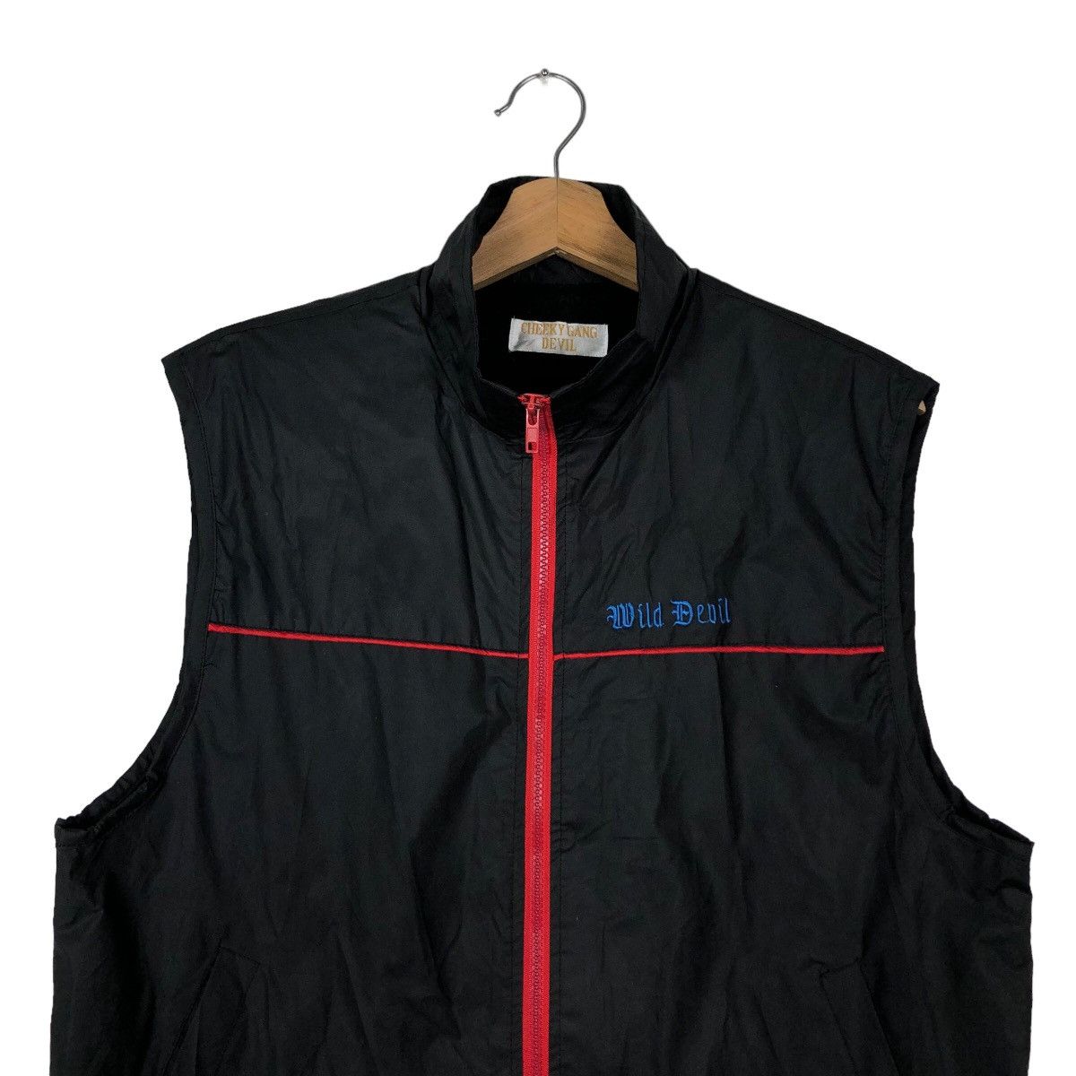 Japanese Brand 🔥90’s Wild Devil Vest Big Logo Embroidery Size US M / EU 48-50 / 2 - 4 Thumbnail