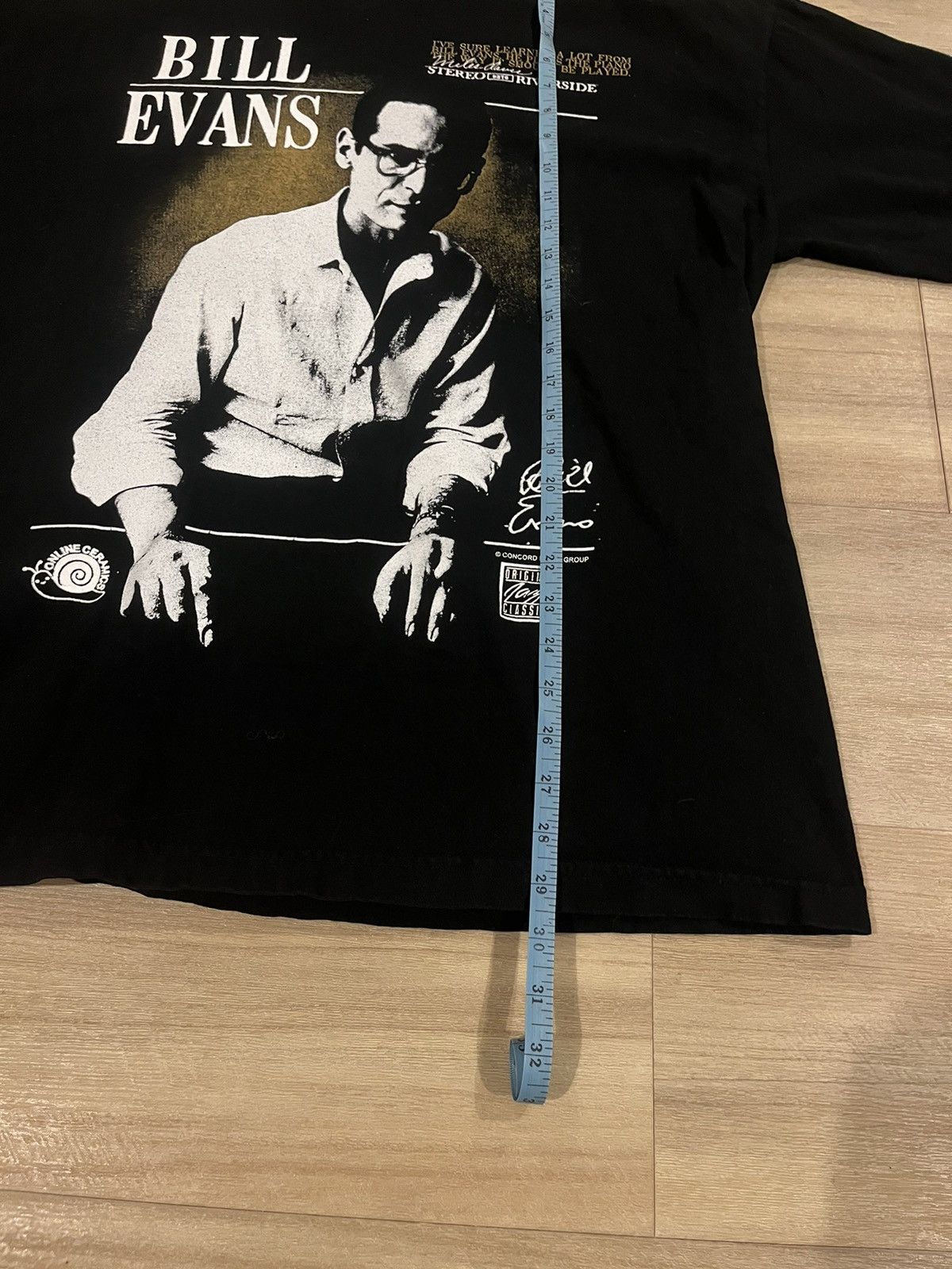 Online Ceramics Online Ceramics Bill Evans Peace Piece Tee in Black Size US XL / EU 56 / 4 - 5 Thumbnail
