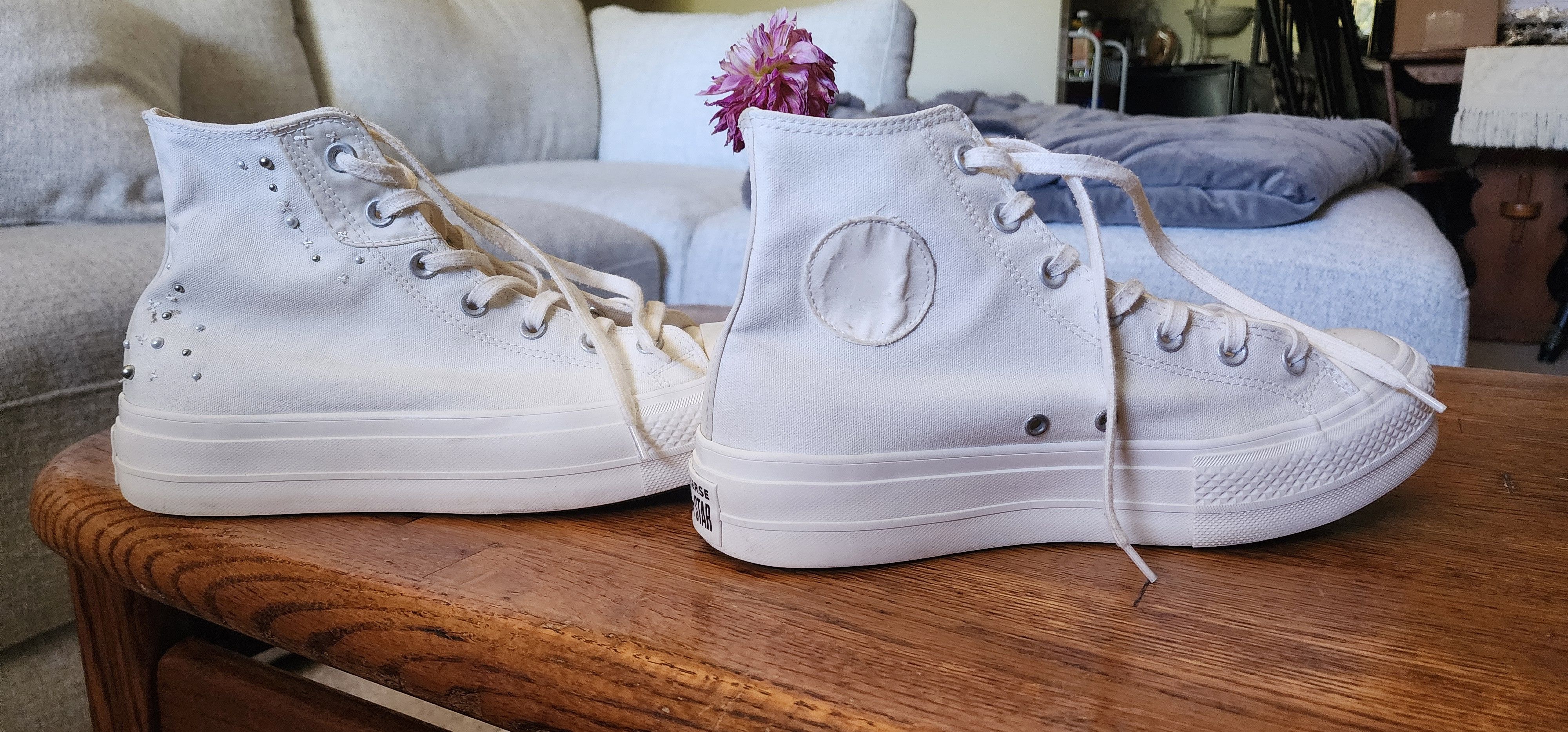 Converse converse chuck taylor all star size 10.5 women, white Size US 10.5 / IT 40.5 - 6 Thumbnail