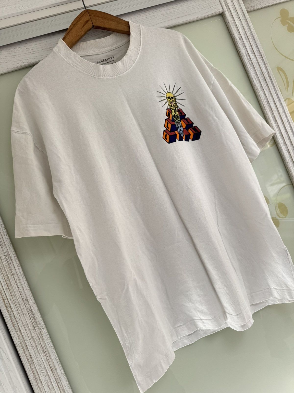 Allsaints Allsaints Plateau Oversized Graphic Print Tee Skull T-shirt Size US M / EU 48-50 / 2 - 6 Thumbnail