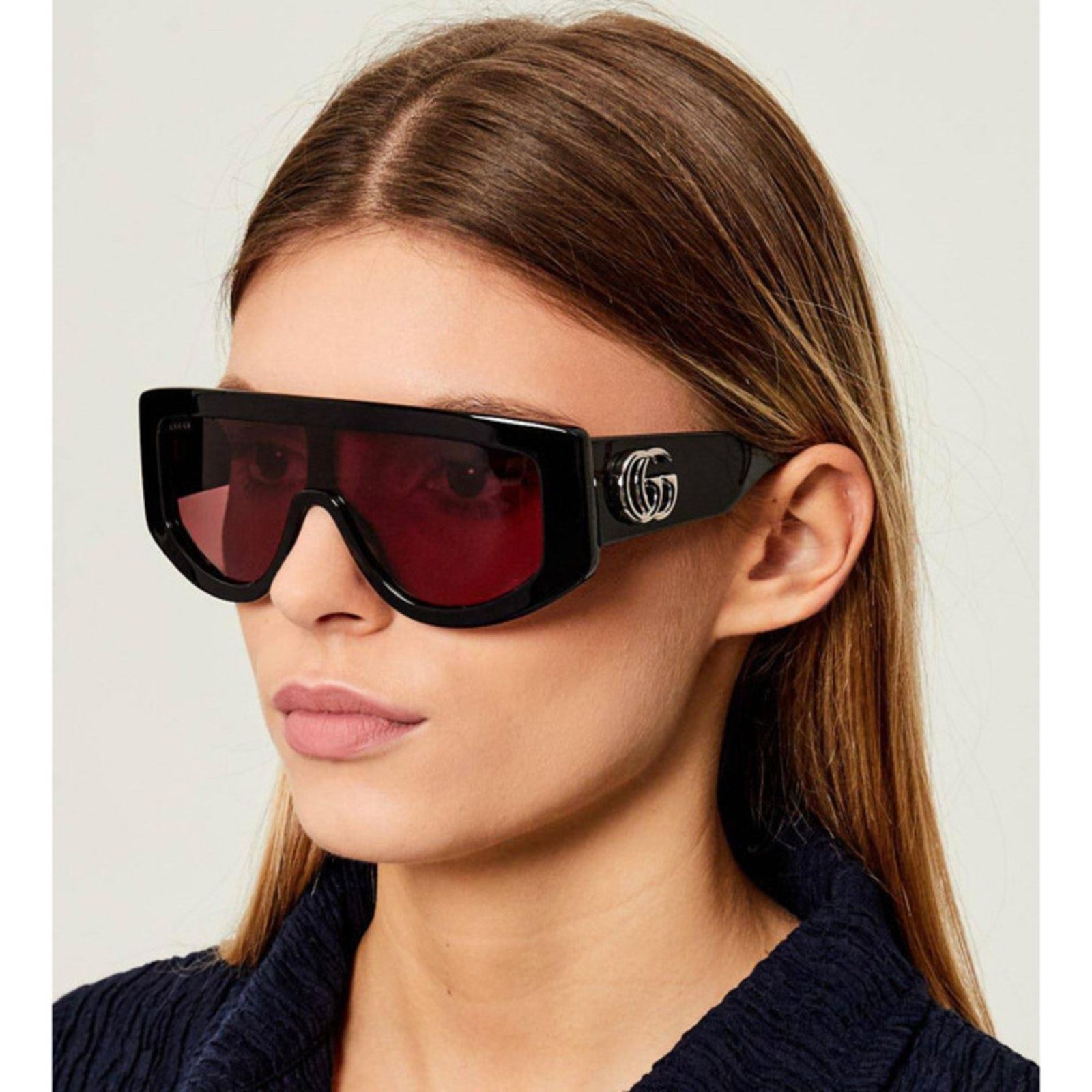 Gucci Gucci NEW Gucci GG1950S-002 SHIELD(GG1950S-002-FR) Size ONE SIZE - 7 Thumbnail