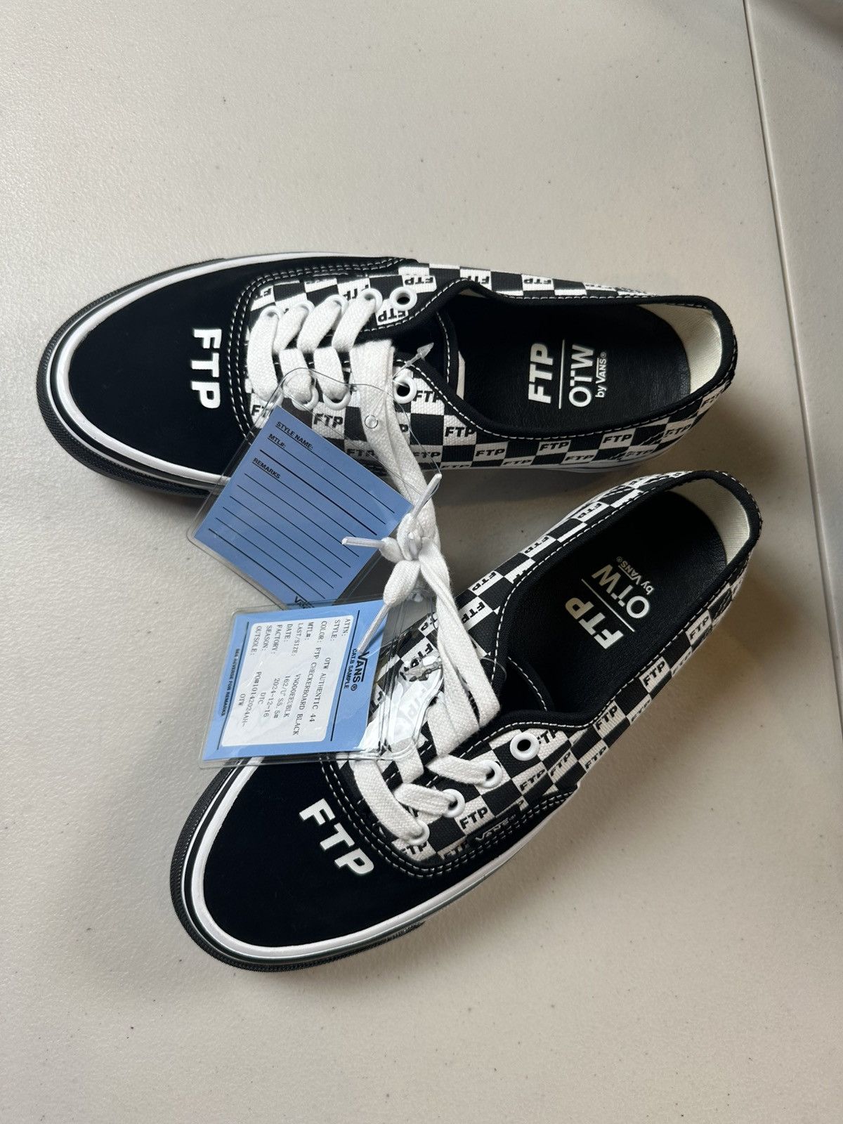 Fuck The Population VANS AUTHENTIC 44 FTP CHECKERBOARD VAULT  display picture 1