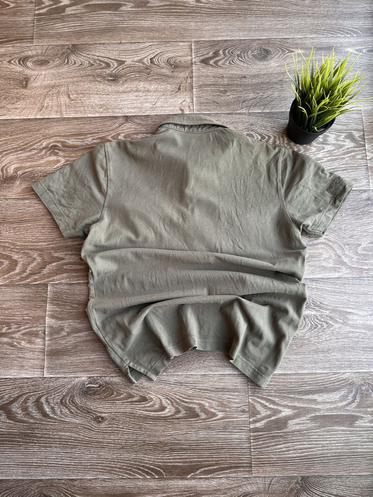 Michael Bastian 🔥 Uniqlo x Michael Bastian Retro Classic Polo T Shirt Army Size US M / EU 48-50 / 2 - 5 Thumbnail