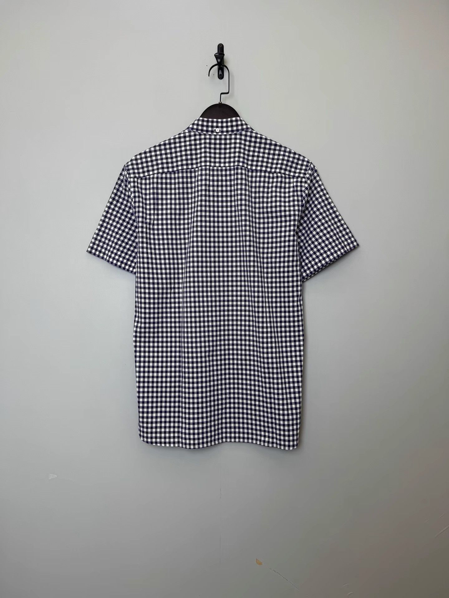 Burberry Burberry Check Knight Embroidered Short Sleeve Shirt K36 Size US M / EU 48-50 / 2 - 2 Thumbnail