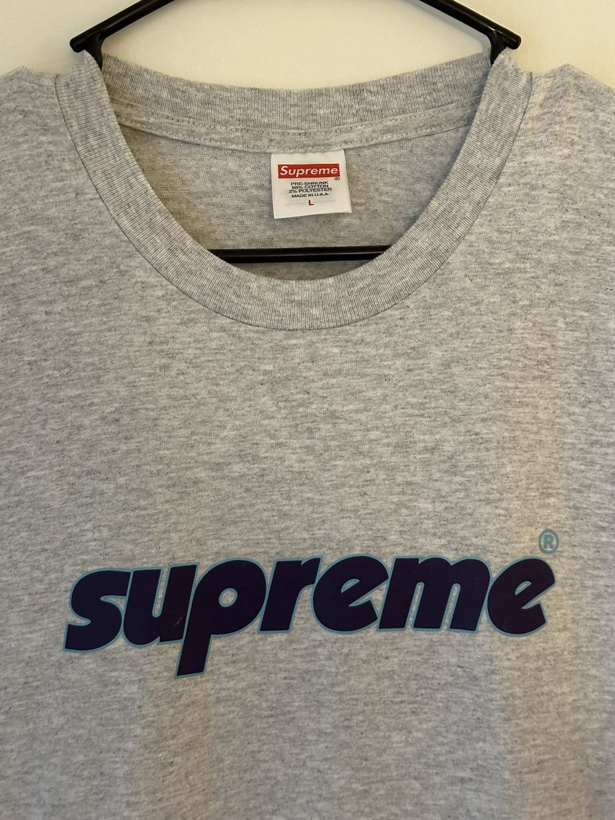 Supreme Supreme Pinline Tee Size US L / EU 52-54 / 3 - 2 Thumbnail