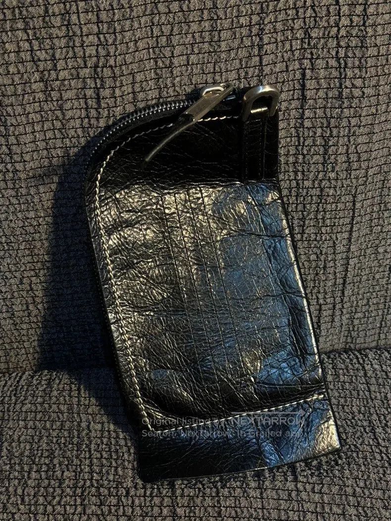 Rick Owens rick owens black leather card holder bag . Size ONE SIZE - 5 Thumbnail