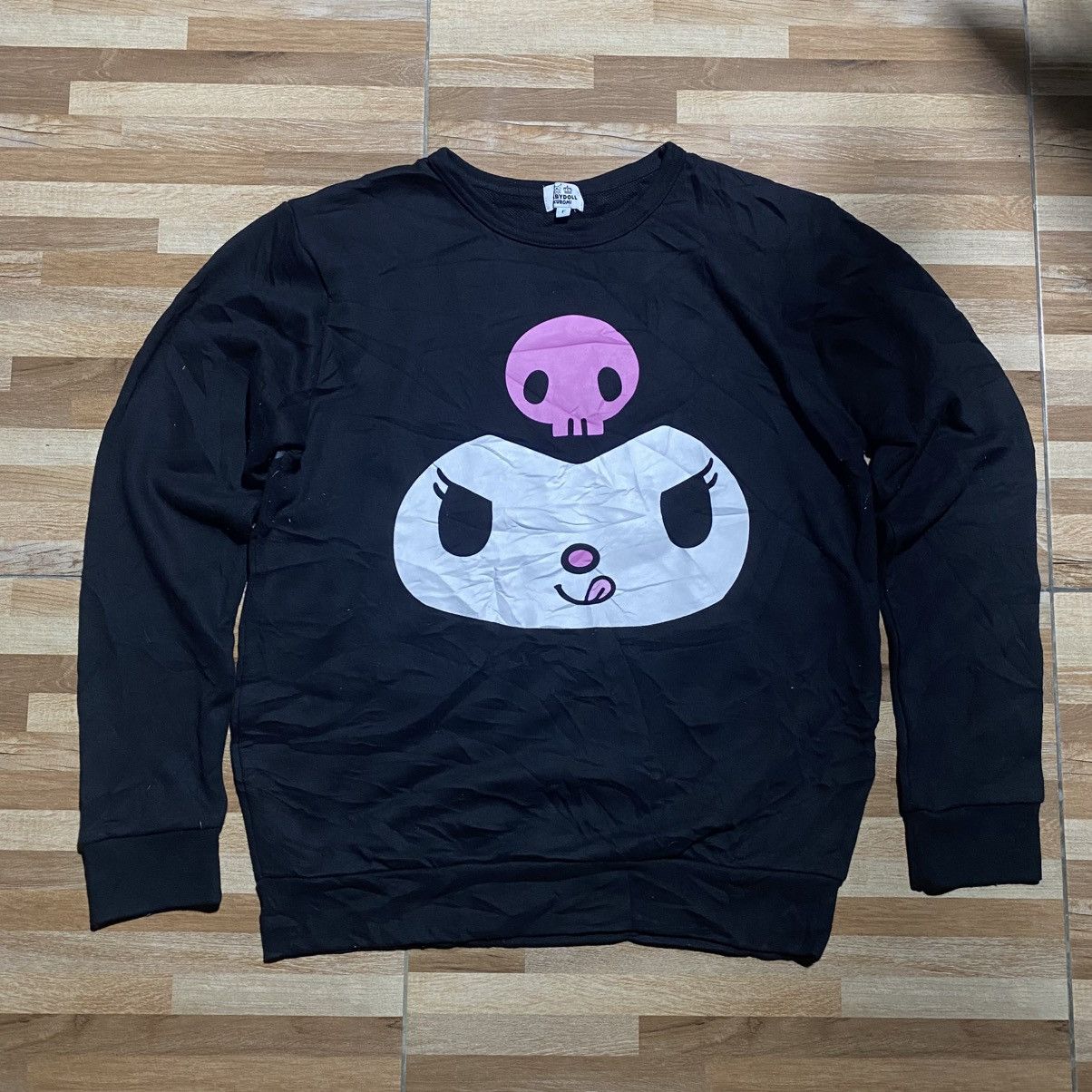 Japanese Brand Baby Doll X Kuromi Big Logo Sweatshirt Size M / US 6-8 / IT 42-44 - 1 Thumbnail