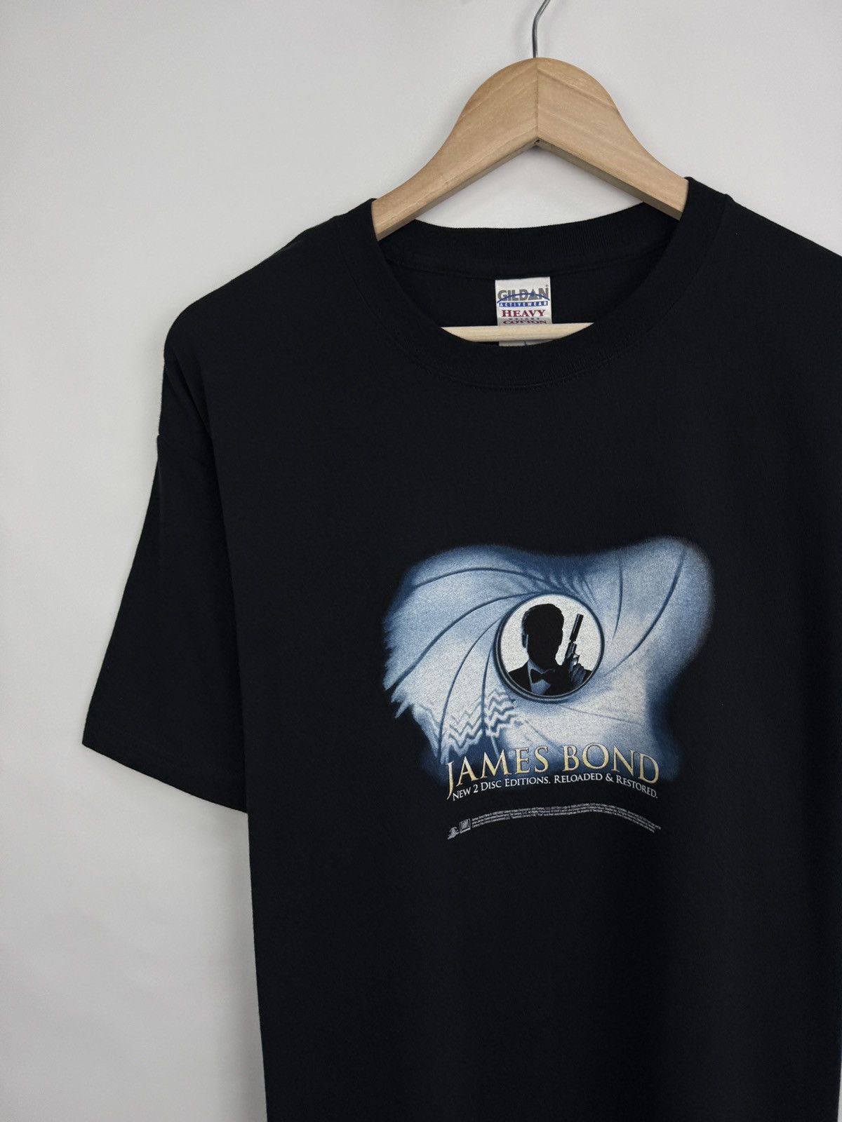 Gildan 🇬🇧 Vintage 00s James Bond 007 Promo Movie T-Shirt Cinema Rare Size US L / EU 52-54 / 3 - 3 Thumbnail