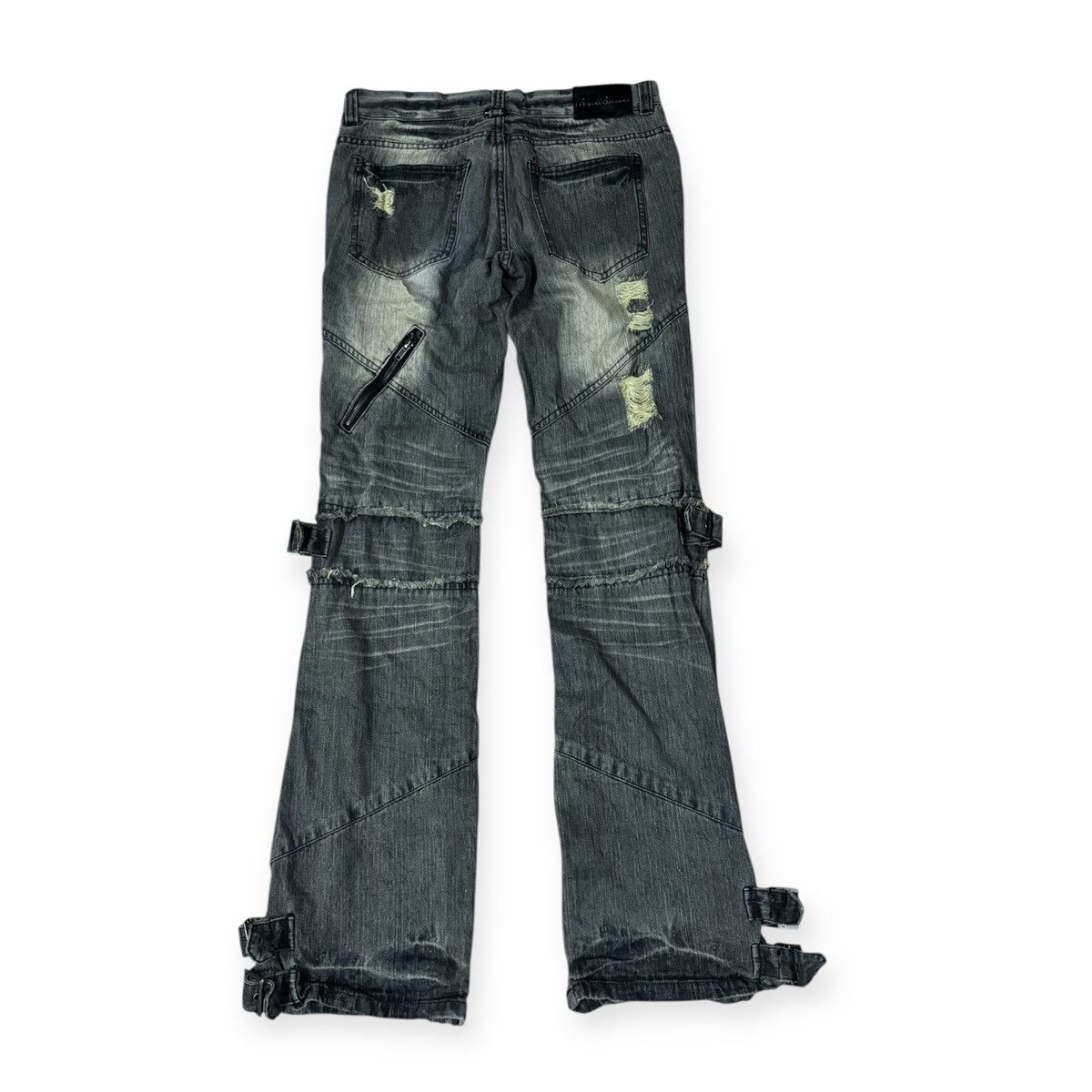 Seditionaries BLACK BACCARA BONDAGE JEANS Size US 31 - 7 Thumbnail