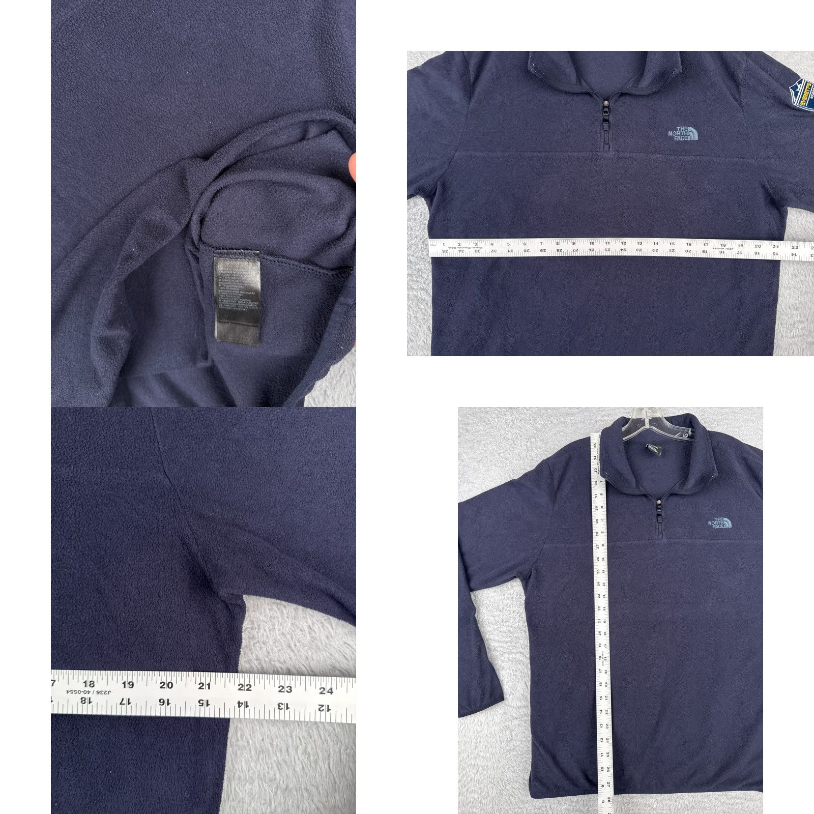 The North Face The North Face Sweater Mens Large Blue Fleece 1/4 Zip Everett's Polyester Fleece Size US L / EU 52-54 / 3 - 8 Thumbnail