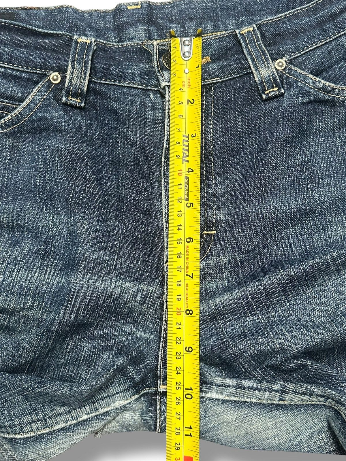 Lee Vintage Lee Riders Distressed Straight Leg Jeans Faded Wash Size US 31 - 16 Thumbnail