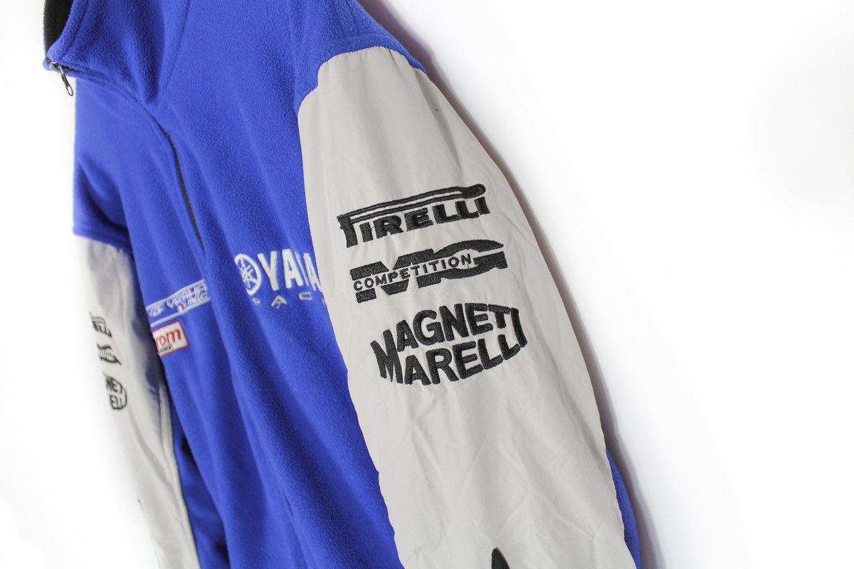 Vintage × Yamaha Yamaha Racing MG Competition Blue Fleece Jacket Size XL Size US XL / EU 56 / 4 - 3 Thumbnail
