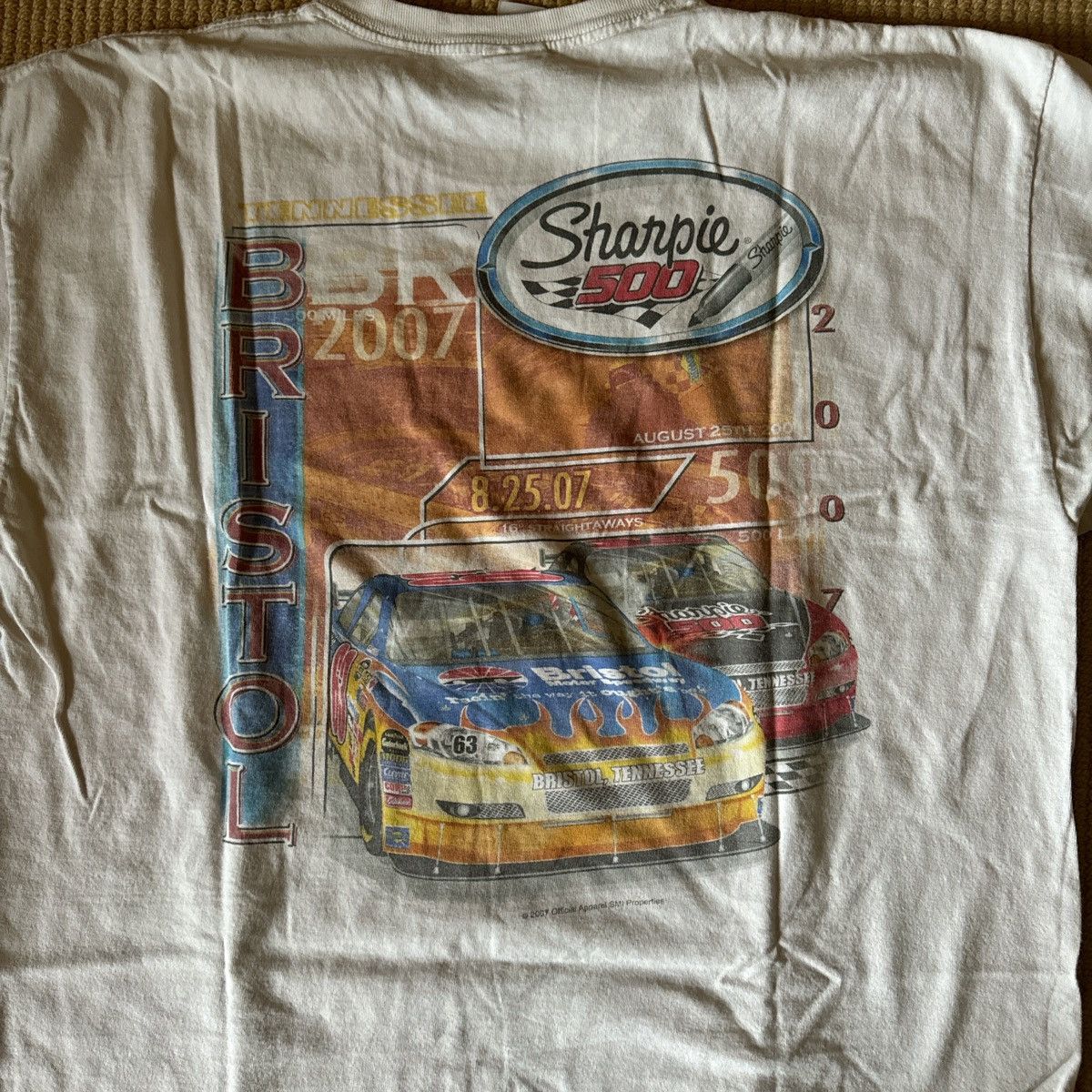 NASCAR × Vintage Vintage NASCAR Bristol Sharpie T shirt Size US XL / EU 56 / 4 - 5 Thumbnail