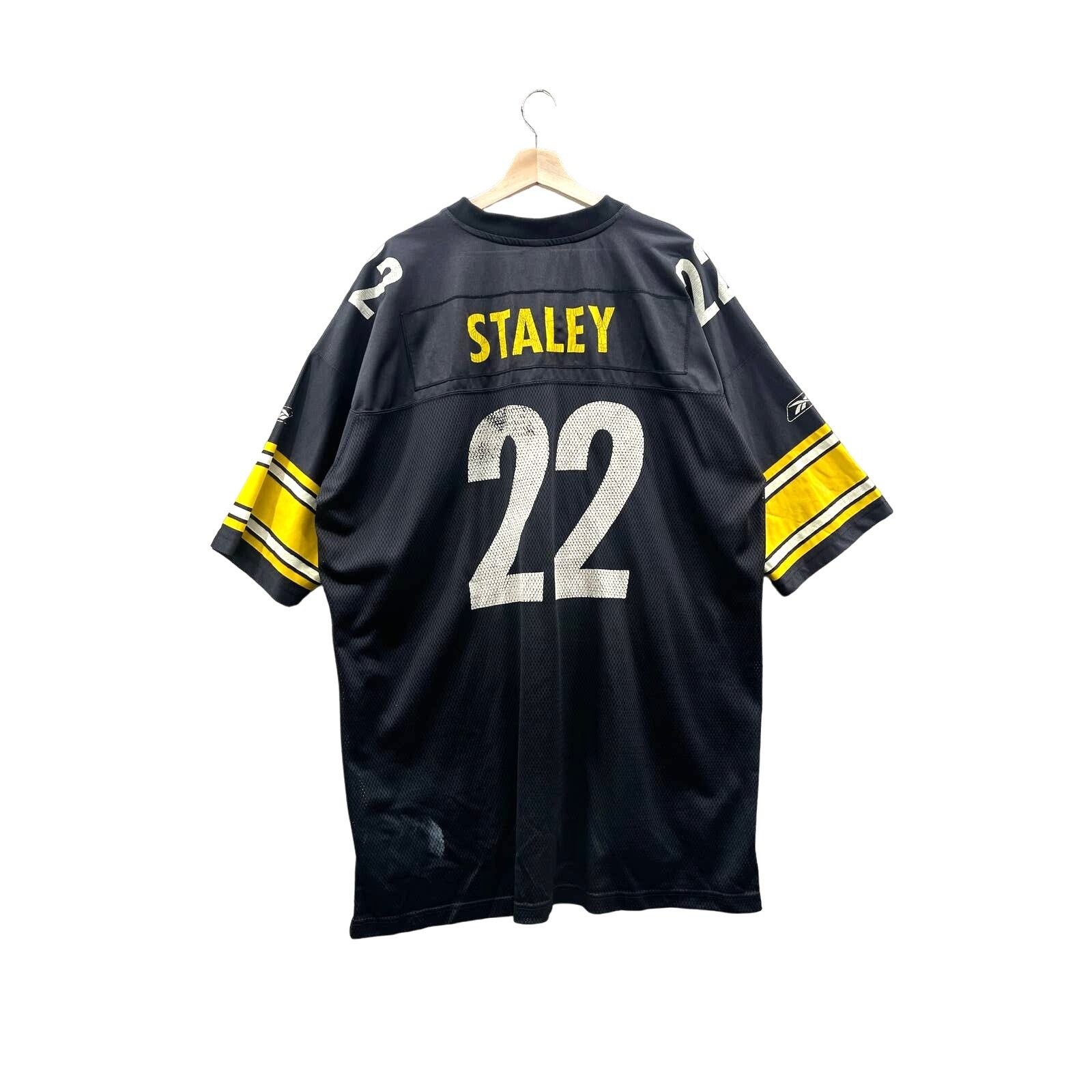 NFL × Reebok × Vintage VTG 2000's Reebok Pittsburgh Steelers Duce Staley NFL Jersey Size US XXL / EU 58 / 5 - 2 Thumbnail