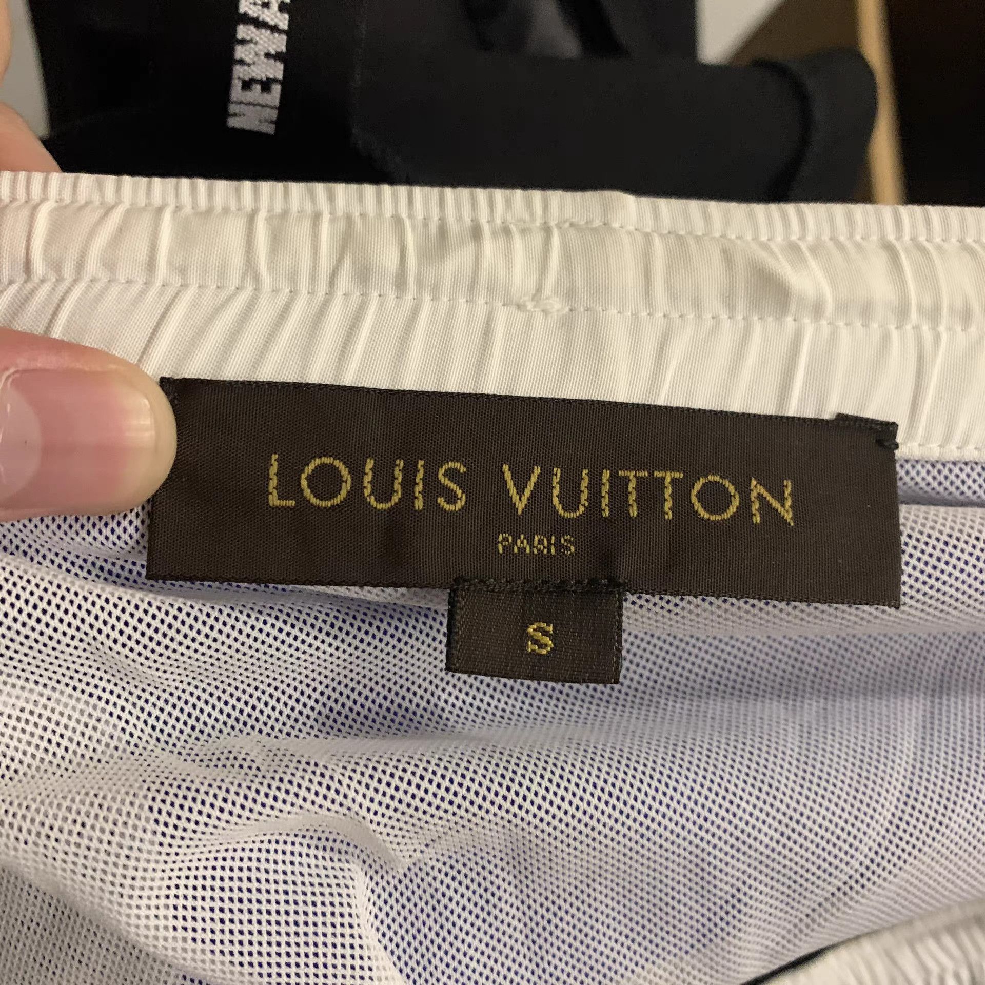 Louis Vuitton Louis Vuitton Black White Blue Color Block Swim Shorts Size US 31 - 5 Thumbnail