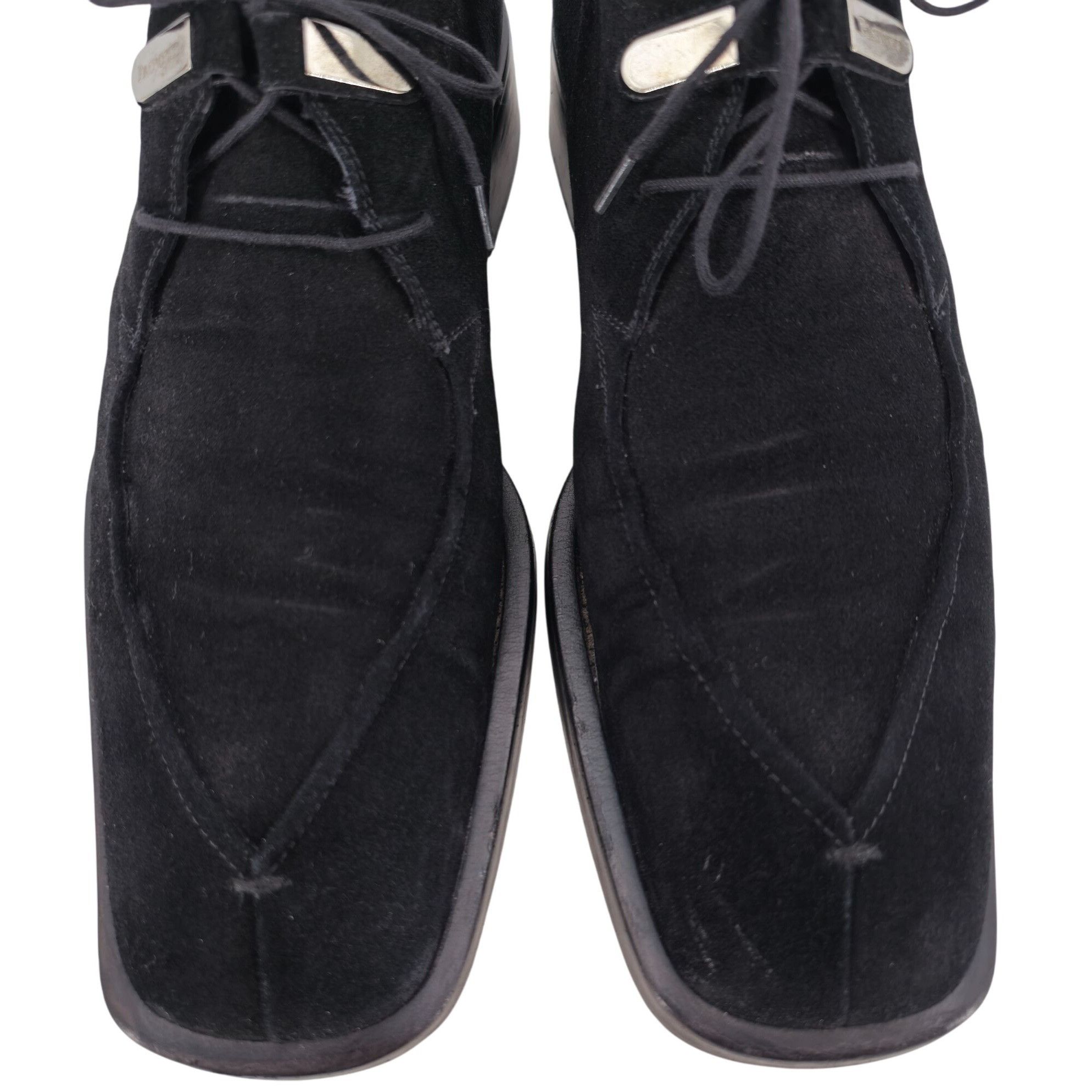 Other Cesare Paciotti Italy Men 10 Dress Shoes Black Suede Leather Size US 10 / EU 43 - 13 Thumbnail