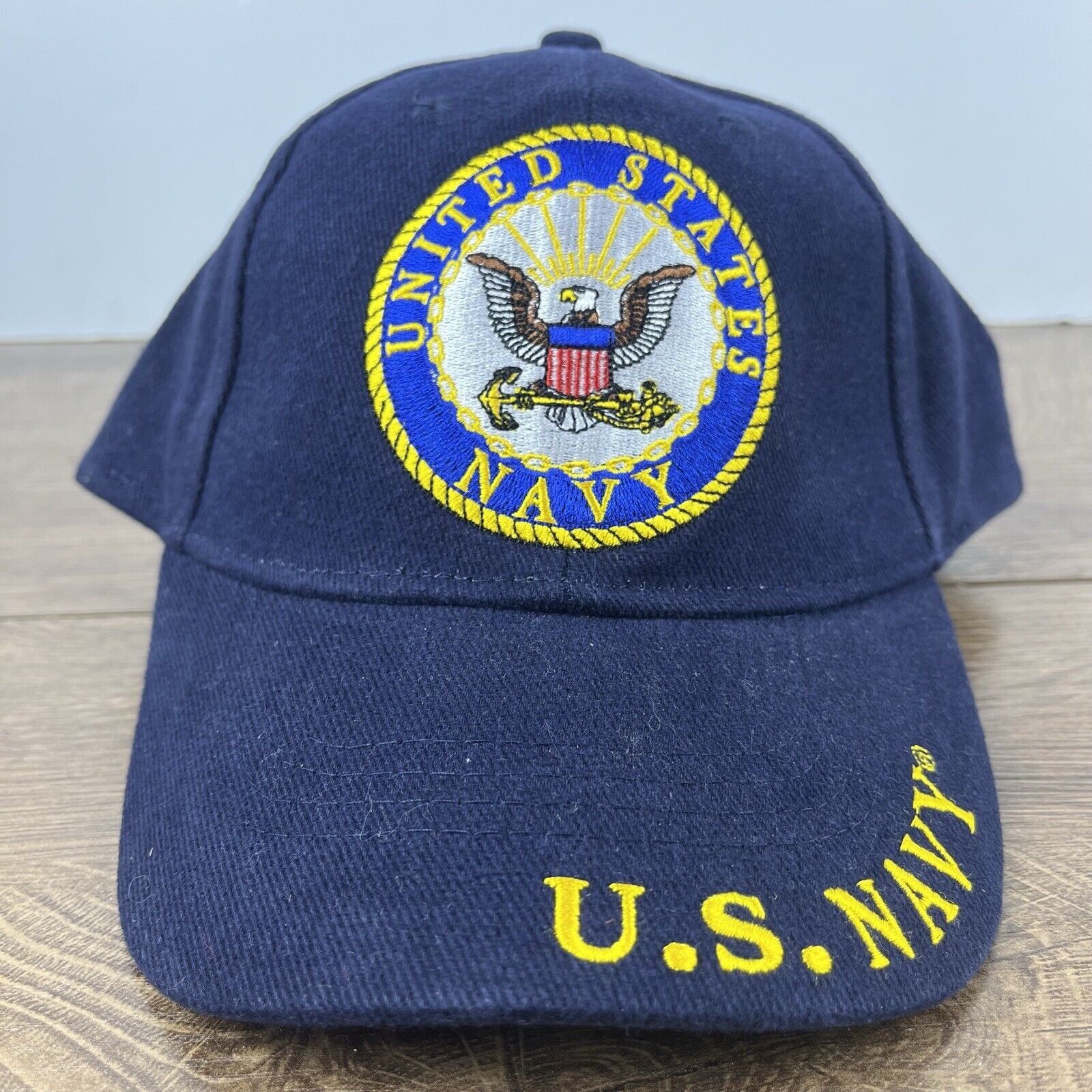 Other US Navy Hat United States Navy Hat Blue Cap Adjustable Blue Size ONE SIZE - 2 Thumbnail