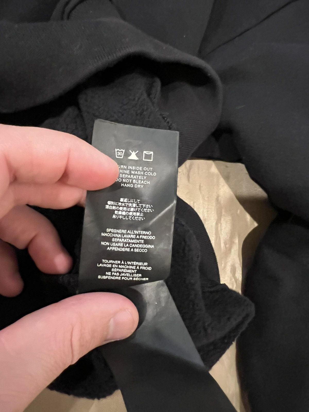 Fear of God Fear Of God Men's Eternal Fleece Crew Sweat in Black size S Size US S / EU 44-46 / 1 - 7 Thumbnail