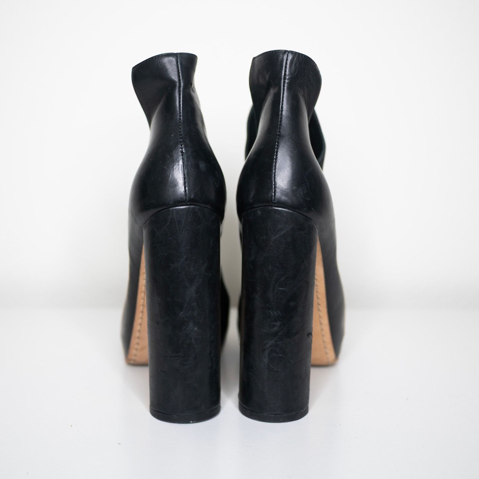 Alejandro Ingelmo Alejandro Ingelmo Black Gold Plated Platform Bootie Size US 9 / IT 39 - 4 Thumbnail