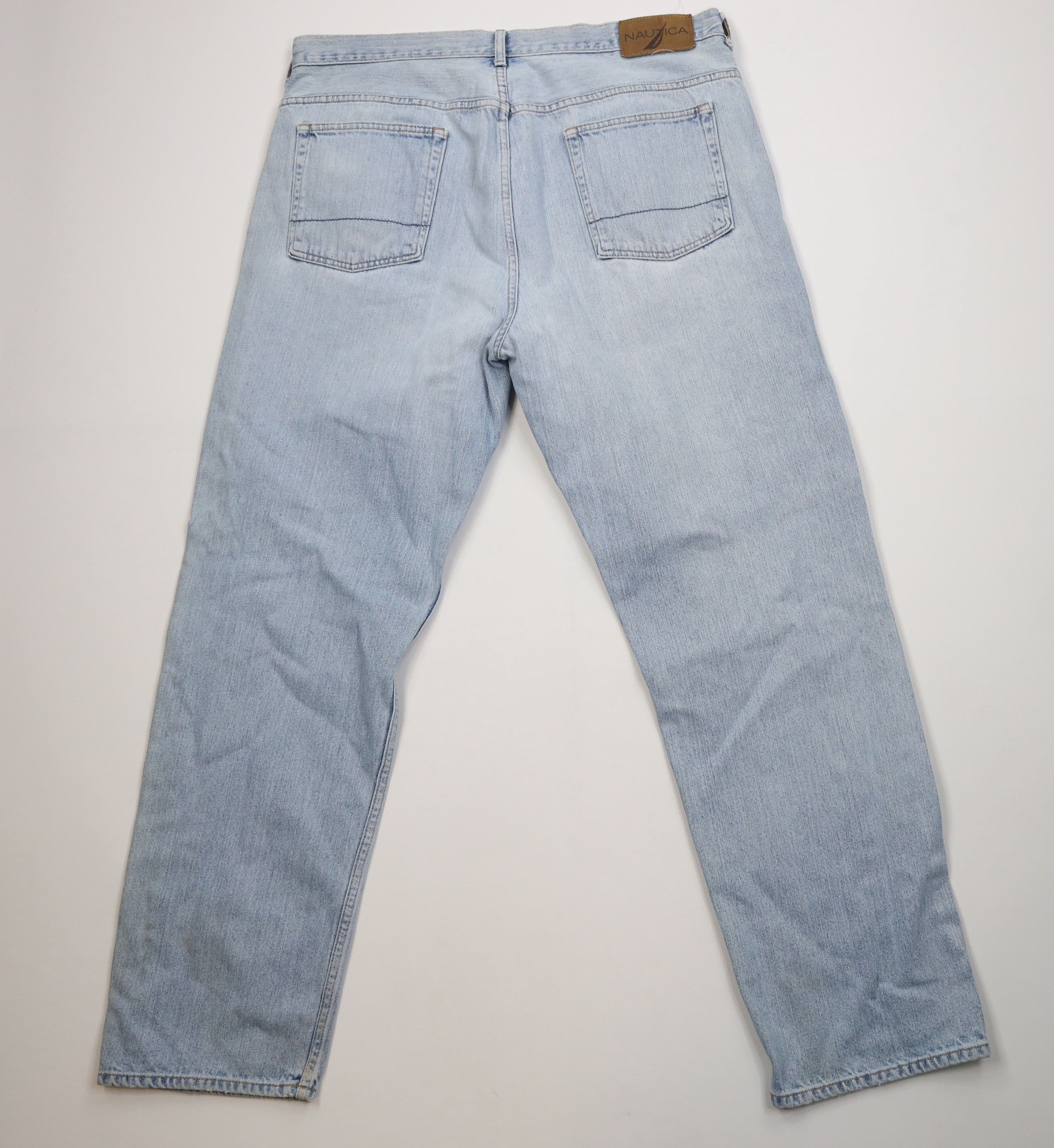 Nautica Vintage 90s Nautica Classic Fit Wide Leg Denim Jeans Blue Size US 40 / EU 56 - 13 Thumbnail