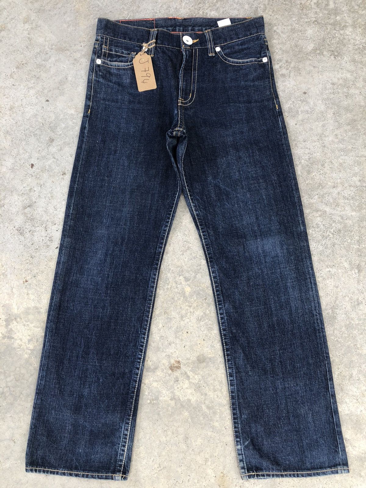 Japanese Brand Vintage Co & Lu Daicock Evisu Style Selvedge Big Logo Size US 32 / EU 48 - 2 Thumbnail