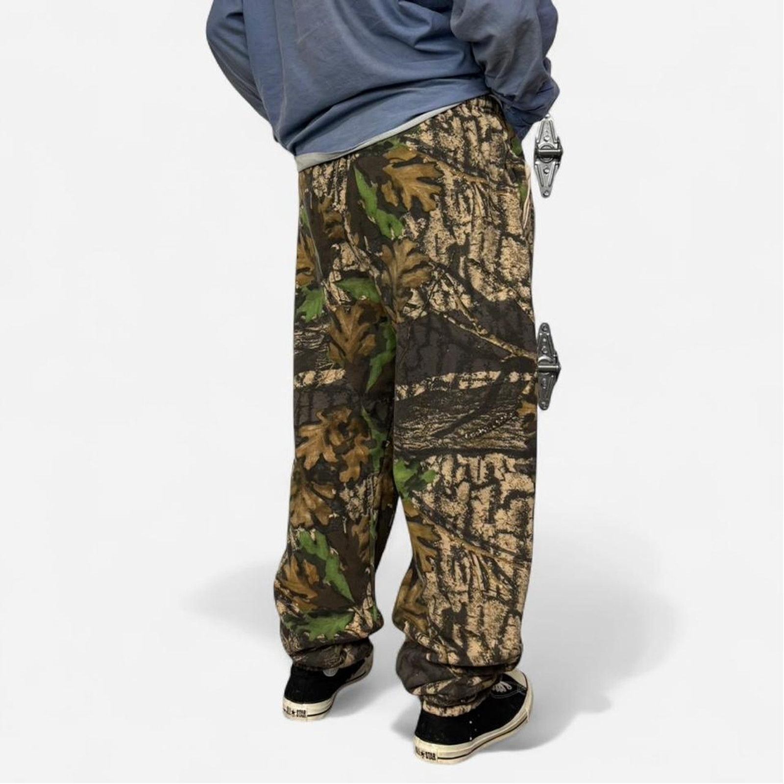 Vintage 90s Baggy Camo Sweatpants Size US 38 / EU 54 - 3 Thumbnail