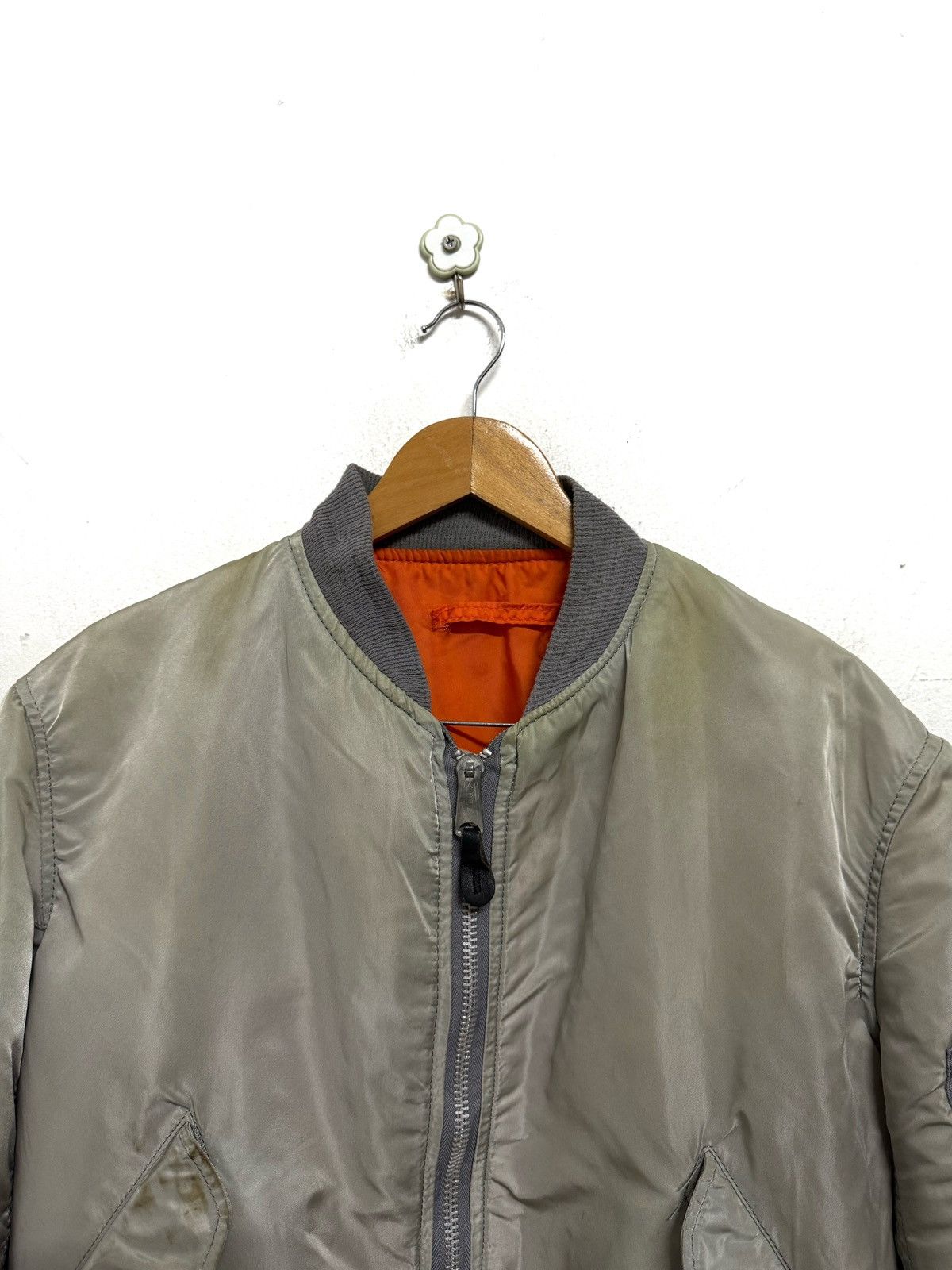 Alpha Industries × Vintage 🇺🇸 Vintage Alpha Industries Flyers Jacket Bomber Size US M / EU 48-50 / 2 - 2 Thumbnail