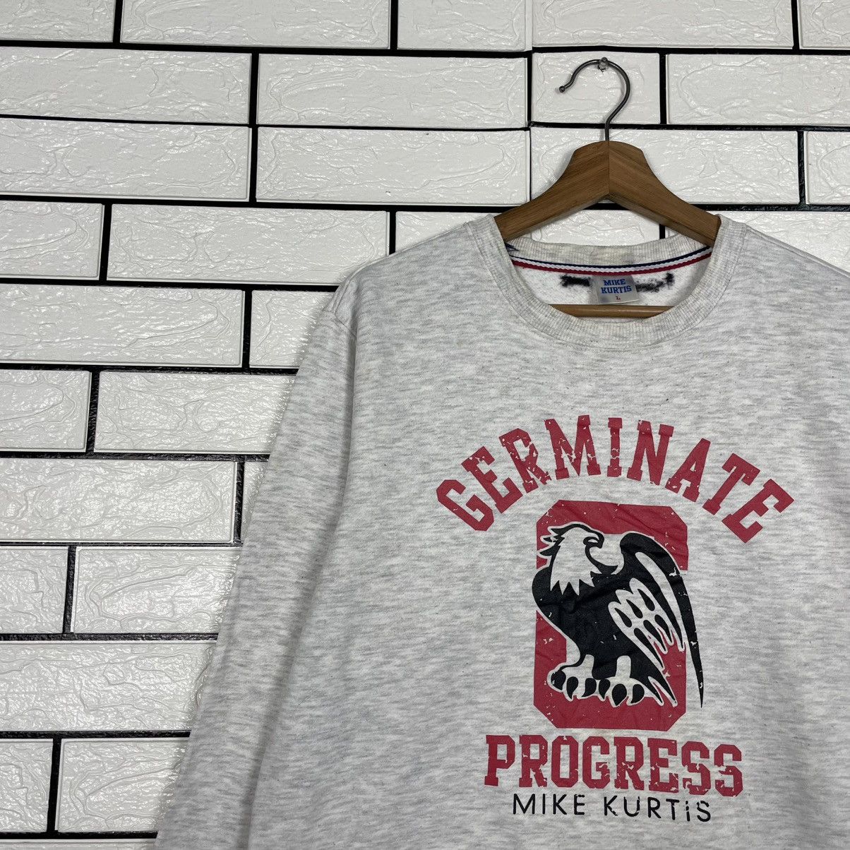 Japanese Brand Mike Kurtis Germinate Progress Sweatshirt Size US M / EU 48-50 / 2 - 6 Thumbnail