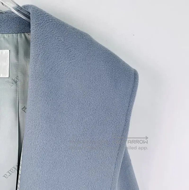 Max Mara MaxMara Blue Women's Coat - Size S . Size S / US 4 / IT 40 - 3 Thumbnail