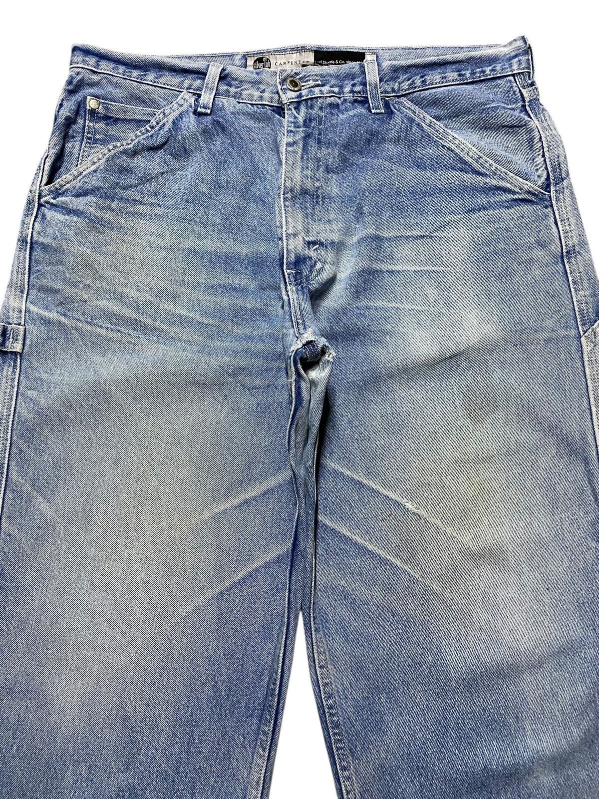 Levi's Vintage Levis Silver Tab Light Wash Baggy Carpenter Jeans Size US 36 / EU 52 - 3 Thumbnail