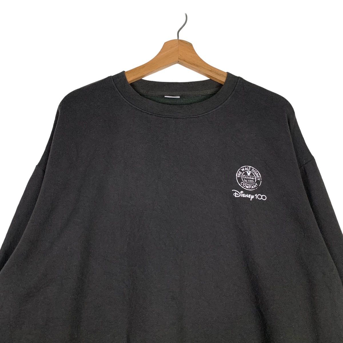 Disney DISNEY 100 Mickey Head Big Logo Sweatshirts #0743-C34 Size US L / EU 52-54 / 3 - 4 Thumbnail