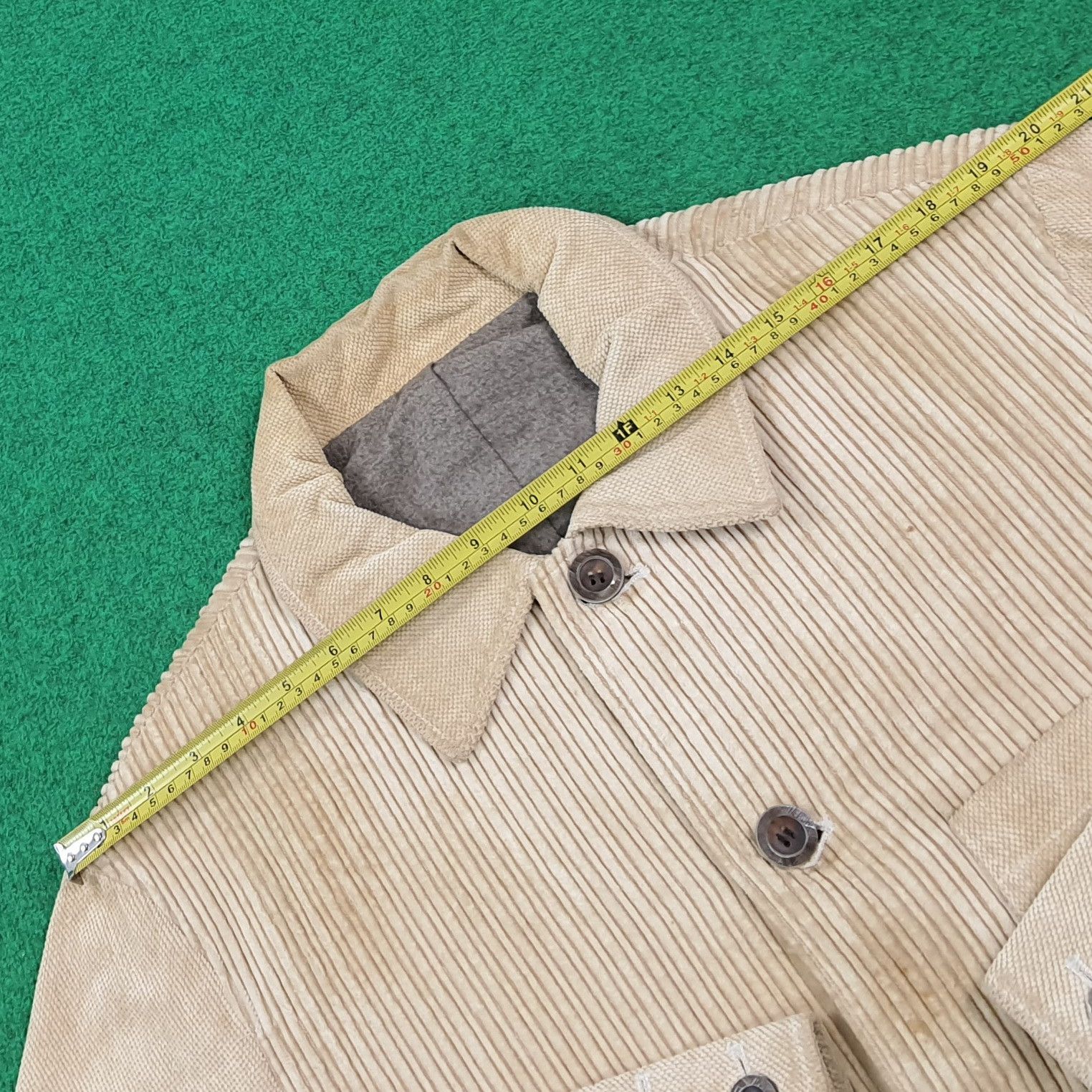 Issey Miyake Vintage 90s Issey Miyake Corduroy Chore Beige Jacket C309N19 Size US L / EU 52-54 / 3 - 10 Thumbnail