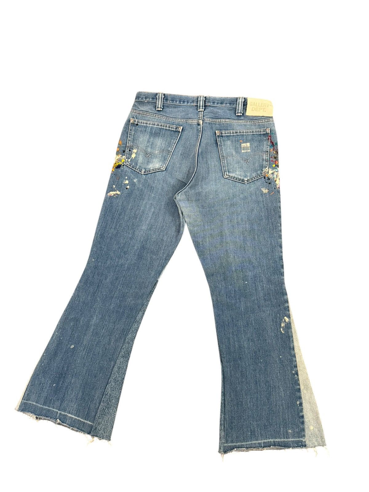 Gallery Dept. Carpenter LA Flare Painted Levi’s Denim Jeans Size US 34 / EU 50 - 8 Thumbnail