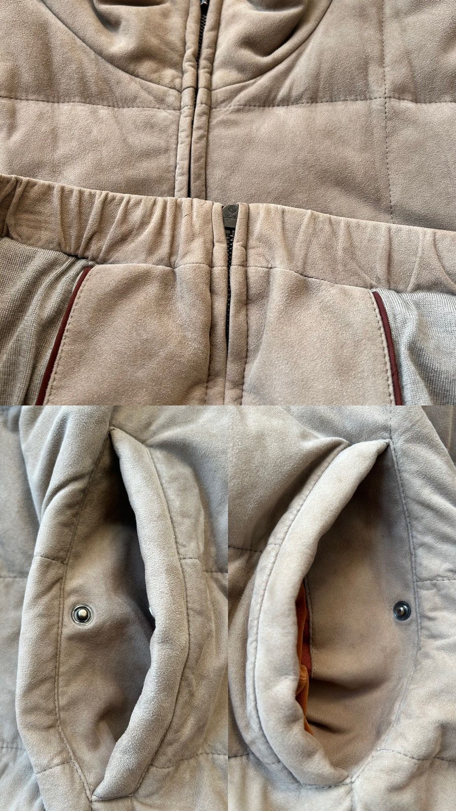 Loro Piana $5950 Loro Piana Goose Down Kidskin Jacket Size US L / EU 52-54 / 3 - 18 Thumbnail