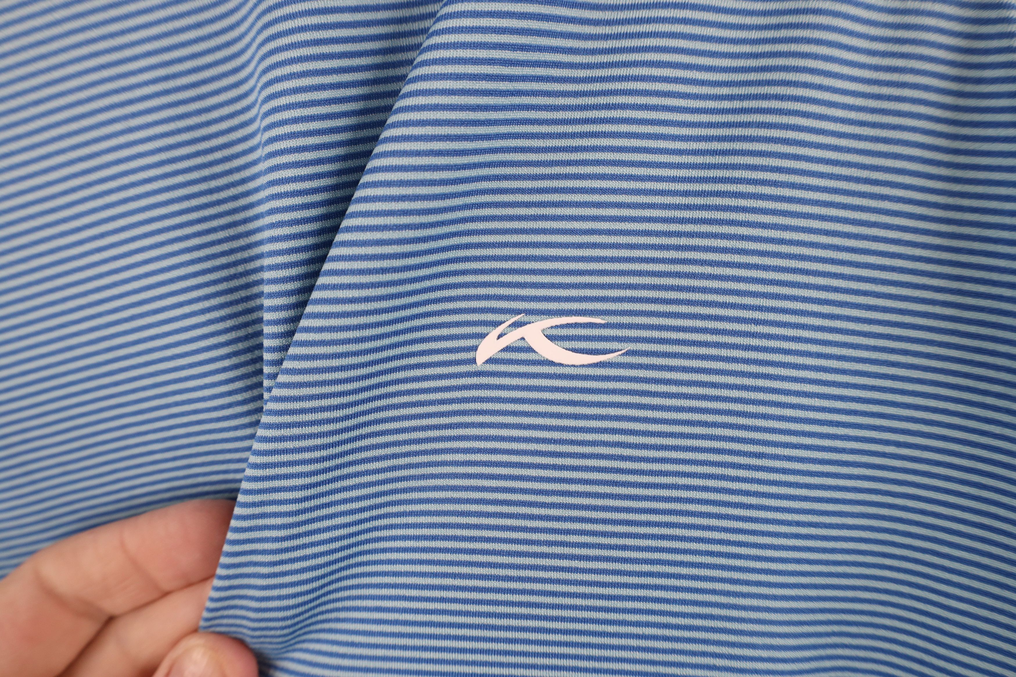 KJUS × Vintage Kjus Striped Short Sleeve Collared Golf Polo Shirt Blue Size US L / EU 52-54 / 3 - 9 Thumbnail