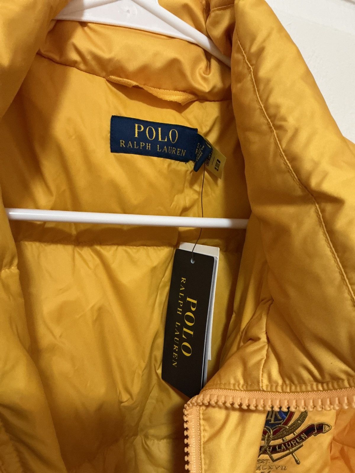 Polo Ralph Lauren Polo Ralph Laure Limited Edition Equestrian Yellow Puffer Size S / US 4 / IT 40 - 2 Thumbnail