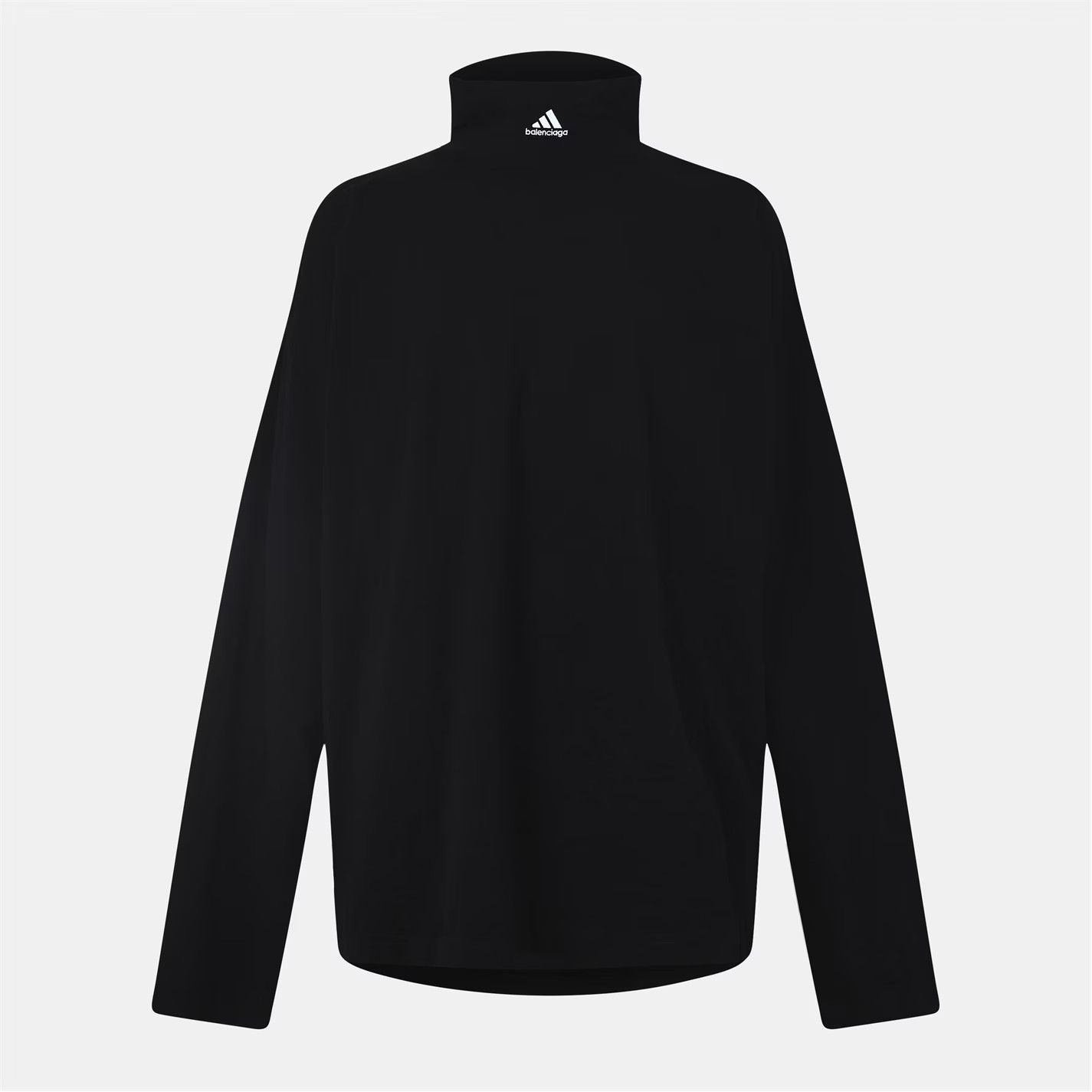 Balenciaga o1g2r1mq0226 Long Sleeve T-Shirt In Black Size US S / EU 44-46 / 1 - 1 Thumbnail