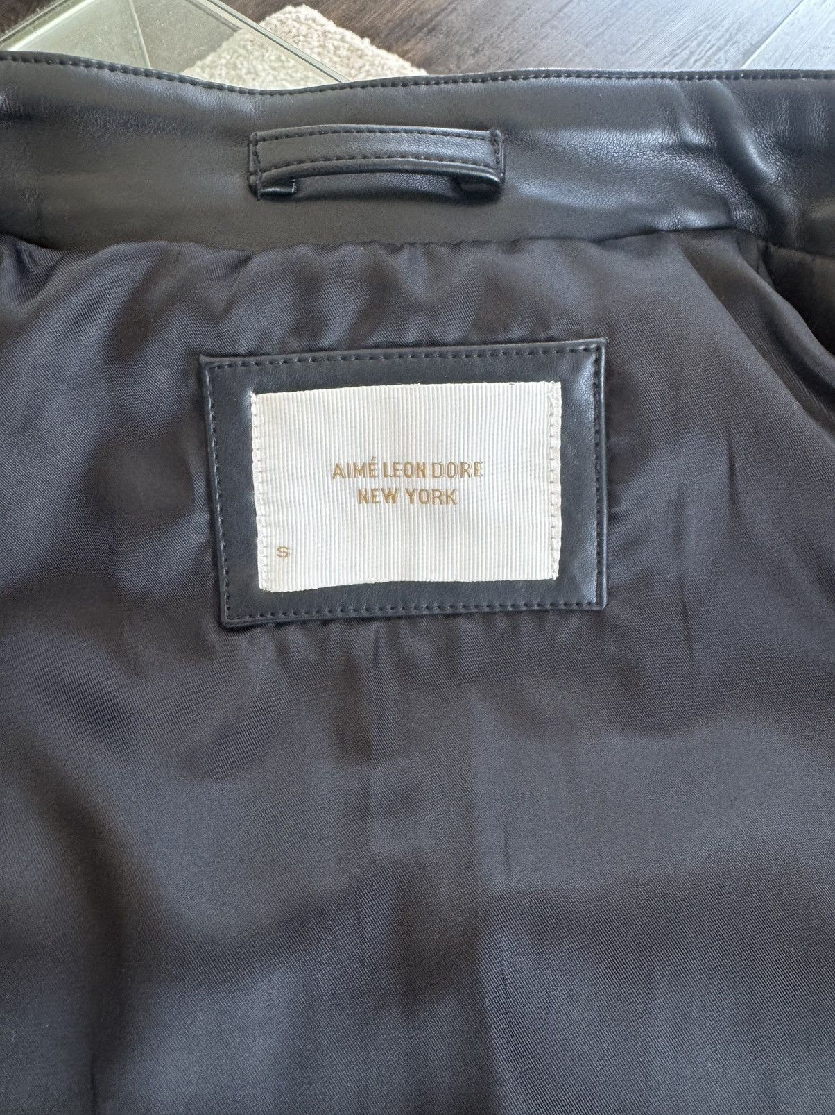 Aime Leon Dore Aime Leon Dore Leather Café Racer Jacket Size US S / EU 44-46 / 1 - 5 Thumbnail