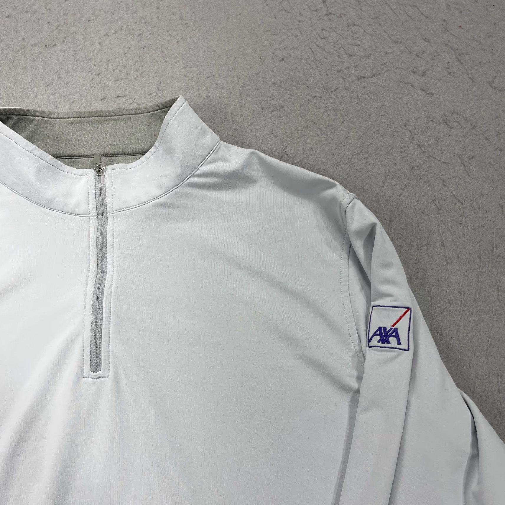 Peter Millar PETER MILLAR JACKET Mens XL Gray Stretch Perth Performance Golf 1/4 Quarter Zip Shirt Size US XL / EU 56 / 4 - 3 Thumbnail