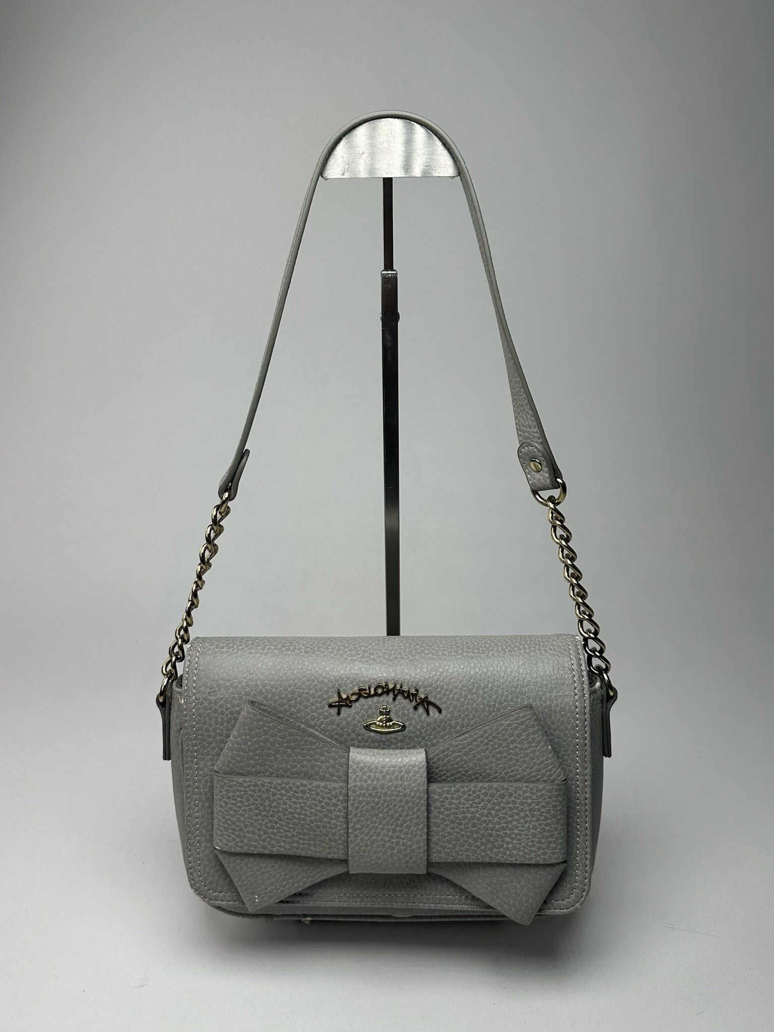 Vivienne Westwood Vintage Vegan Leather Bag Grey Size ONE SIZE - 1 Thumbnail