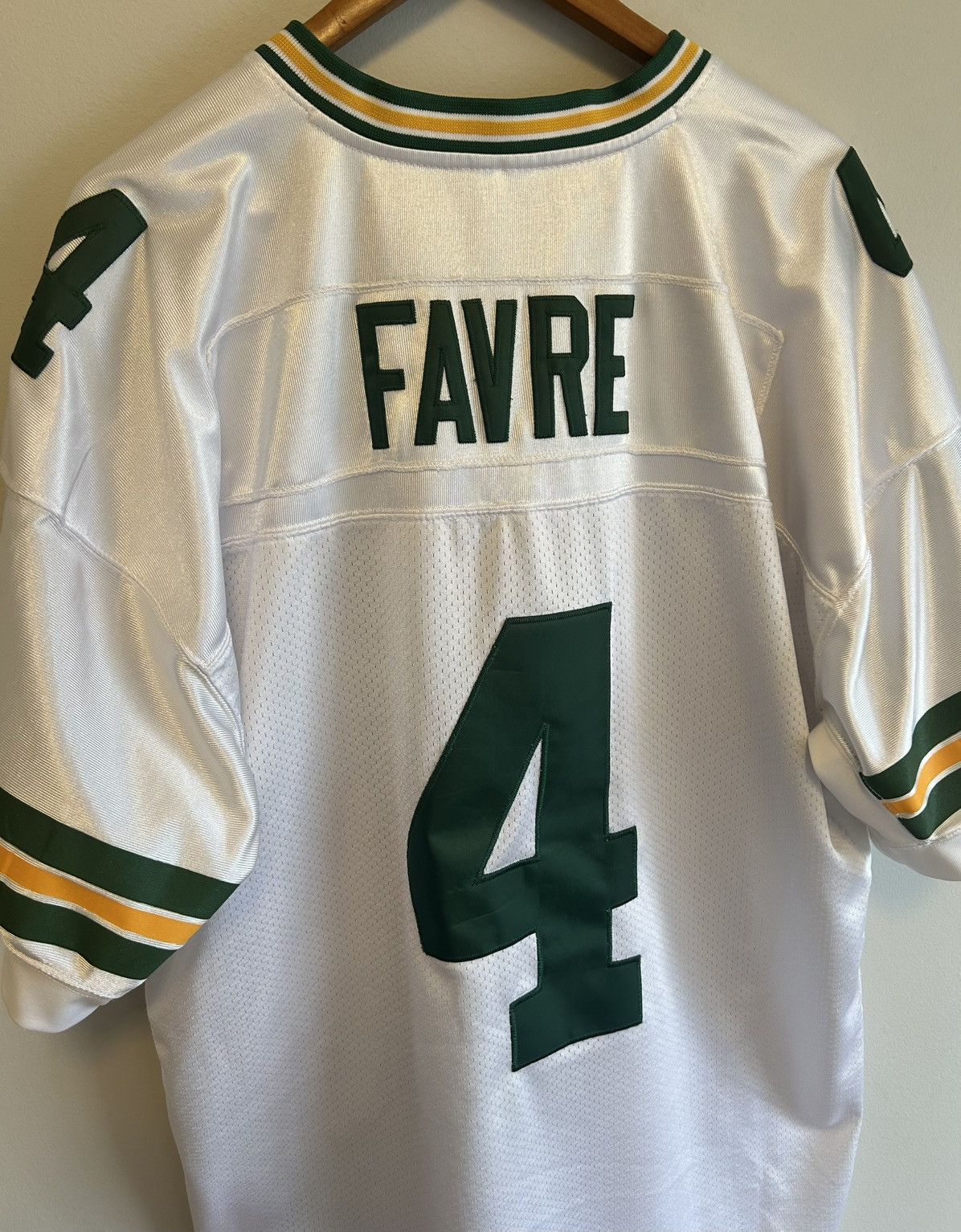 Reebok Vintage Reebok Green Bay Packers NFL Brett Favre Jersey Size US XXL / EU 58 / 5 - 6 Thumbnail