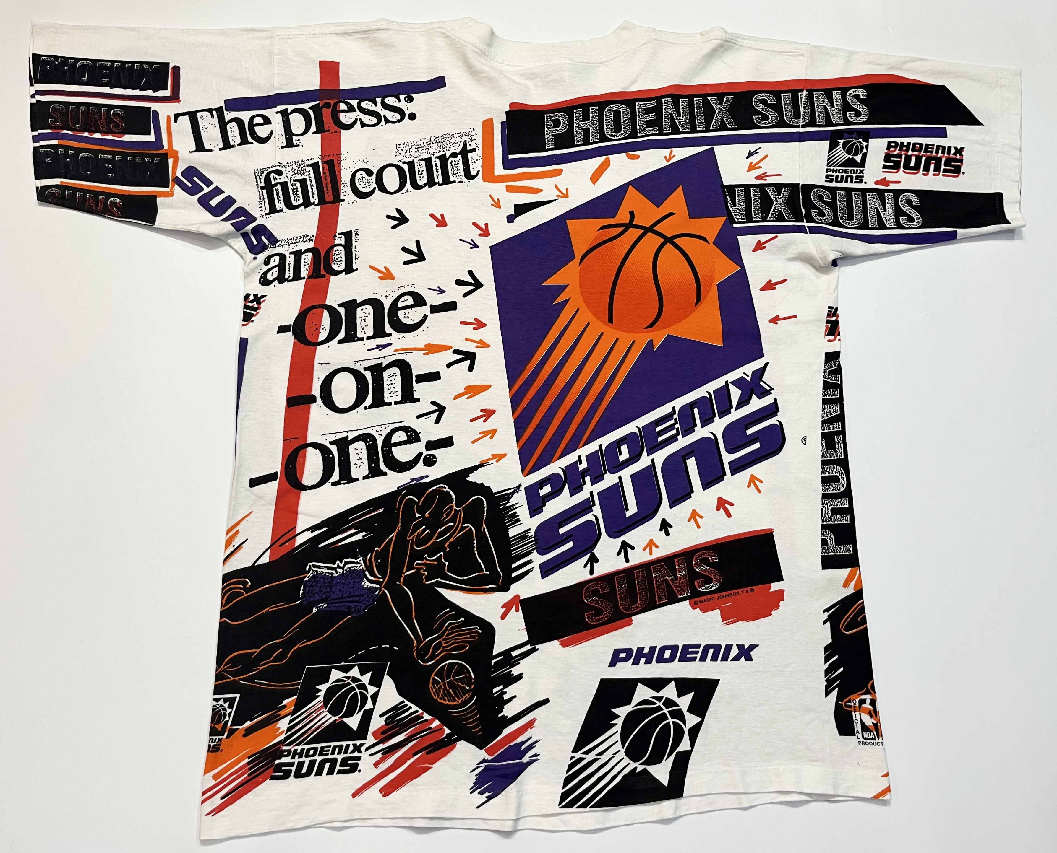 Vintage Vintage Magic Johnson T's NBA Phoenix Suns AOP T-Shirt Size US L / EU 52-54 / 3 - 12 Thumbnail