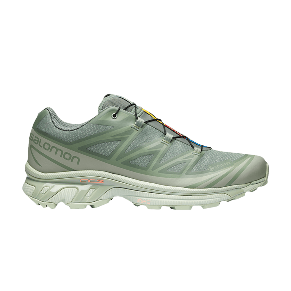 image of Salomon Xt-6 Gore-Tex Desert Sage Shoes in Green, Men's (Size 9)