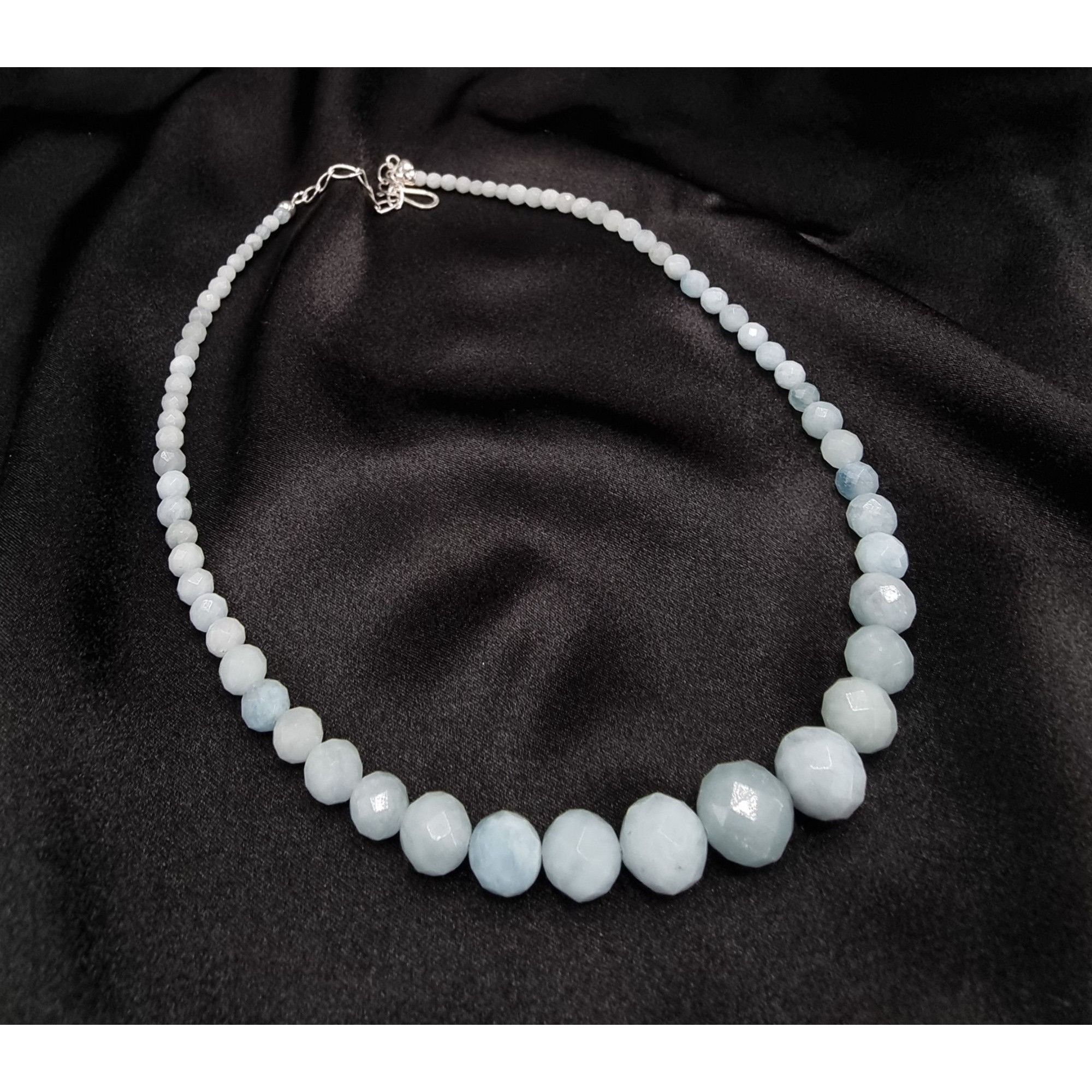 Vintage Jay King Mine Finds Aquamarine Necklace With 925 Sterling Si Size ONE SIZE - 1 Thumbnail