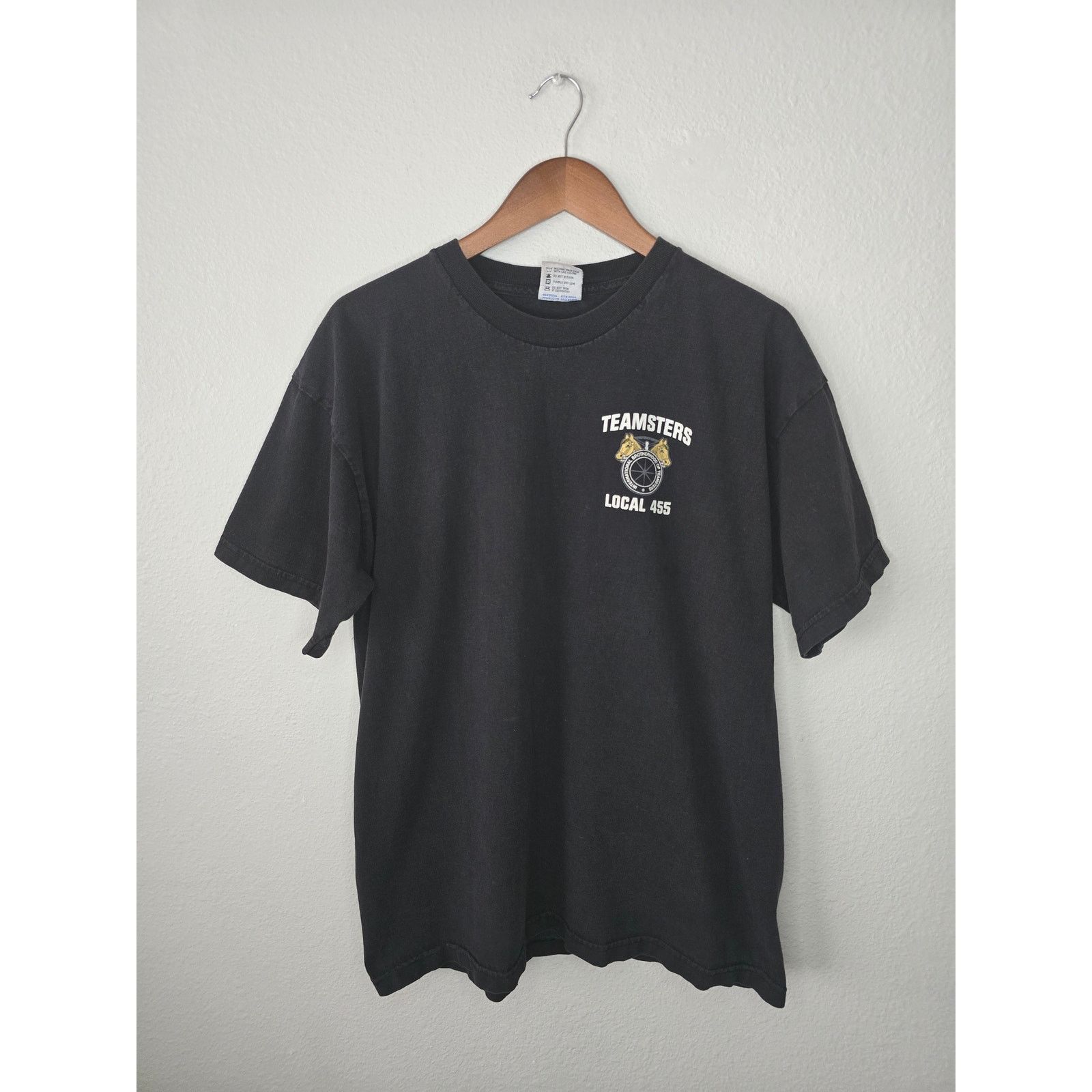 Vintage Vintage Teamster Local 455 Support Our Troops Patriotic Tee Size US XL / EU 56 / 4 - 3 Thumbnail