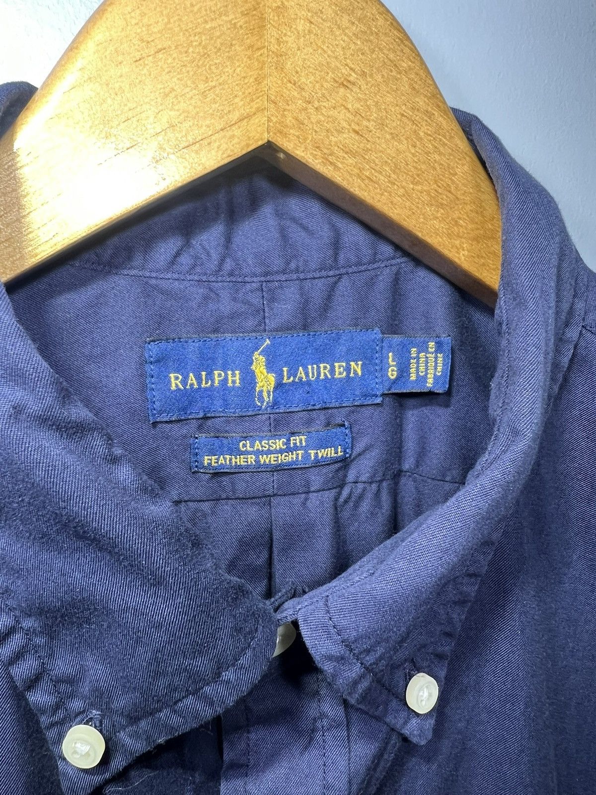 Polo Ralph Lauren Polo Ralph Lauren Sz L Featherweight Twill Pony Classic Fit Size US L / EU 52-54 / 3 - 3 Thumbnail