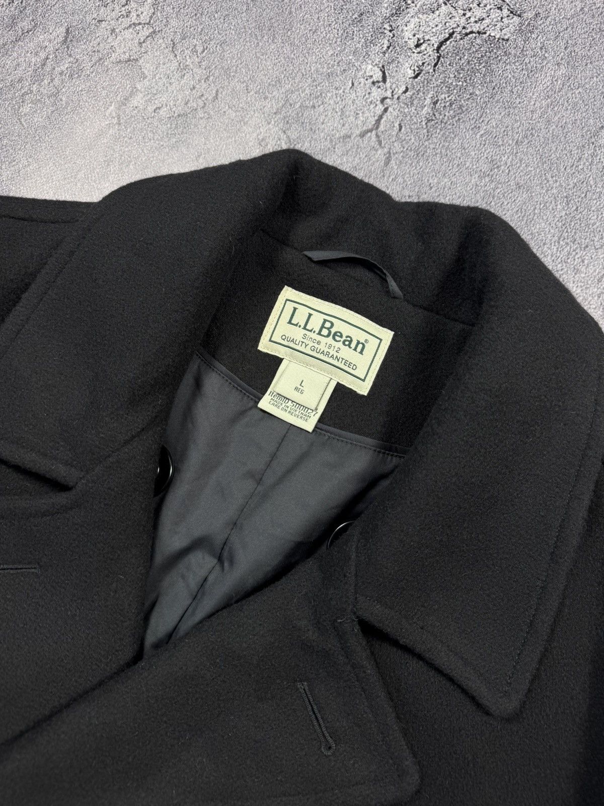 L.L. Bean L.L.Bean Wool Pea Coat — Premium Italian Fabric Size US L / EU 52-54 / 3 - 2 Thumbnail