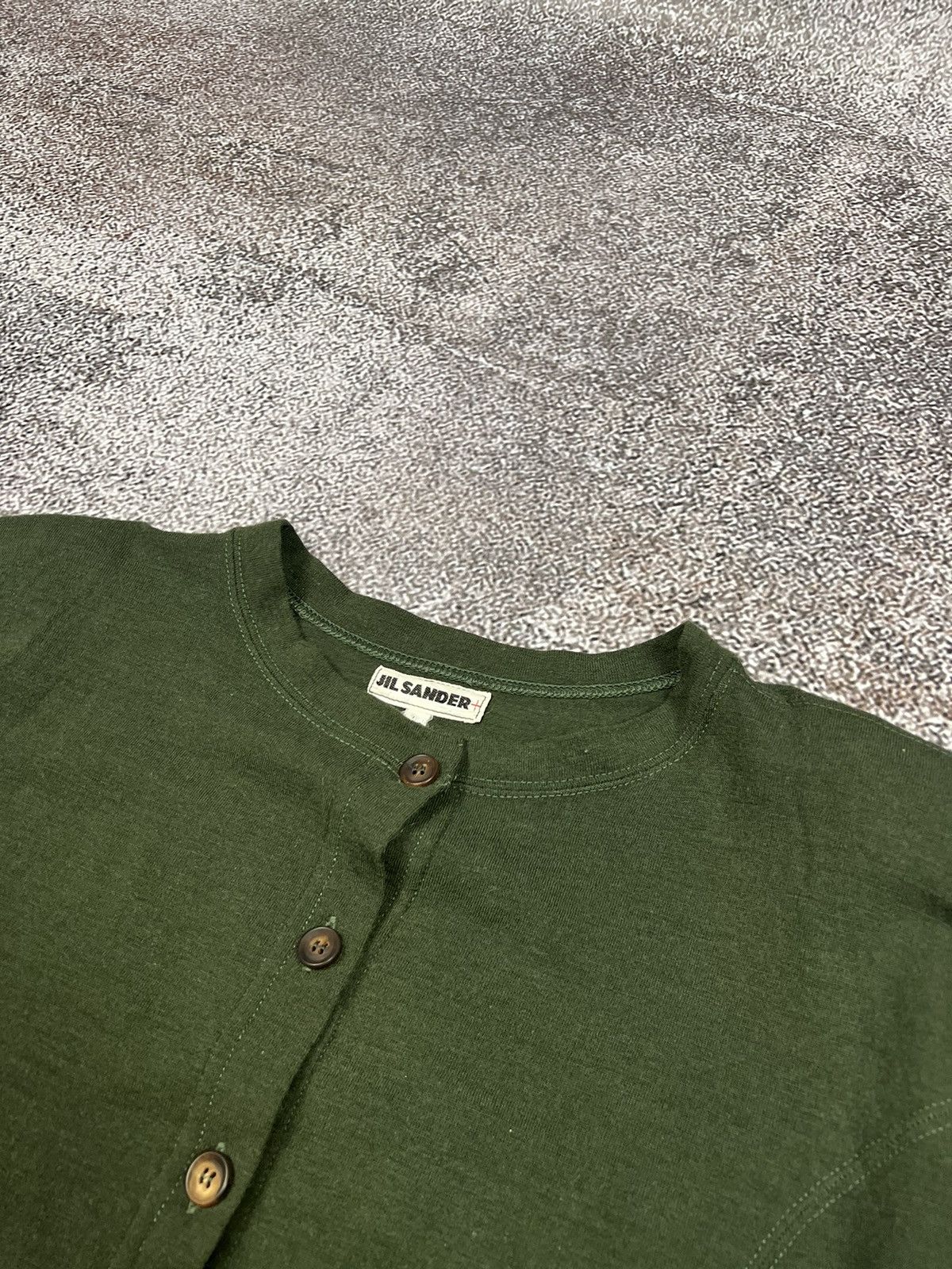 Jil Sander Vintage 90s Jil Sander Lana Wool Cardigan knit made in Italy Size M / US 6-8 / IT 42-44 - 6 Thumbnail